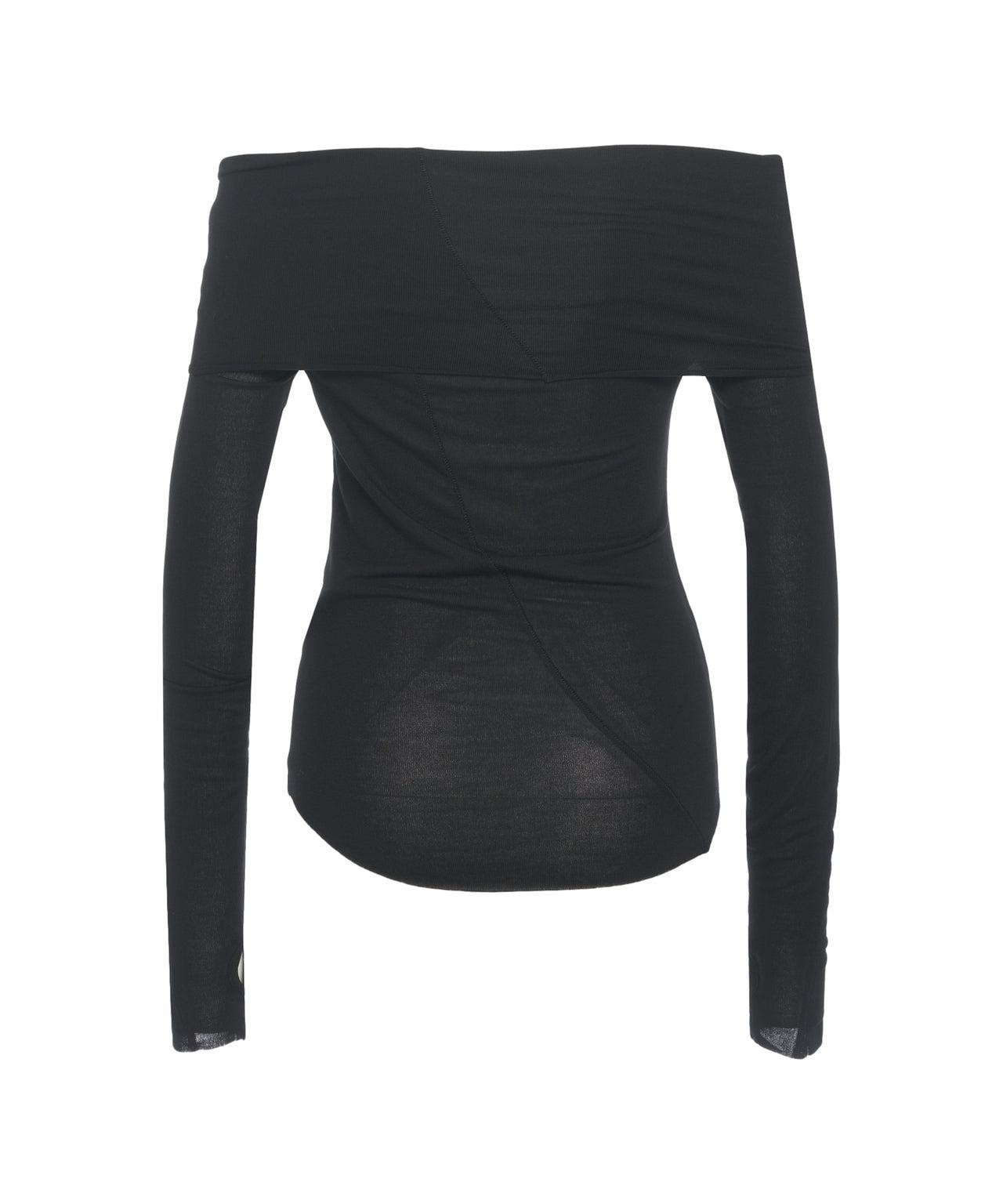 Top with off-the-shoulder neckline Product Image