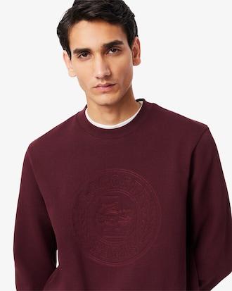 Men's Embossed Logo Piqué Sweatshirt Product Image