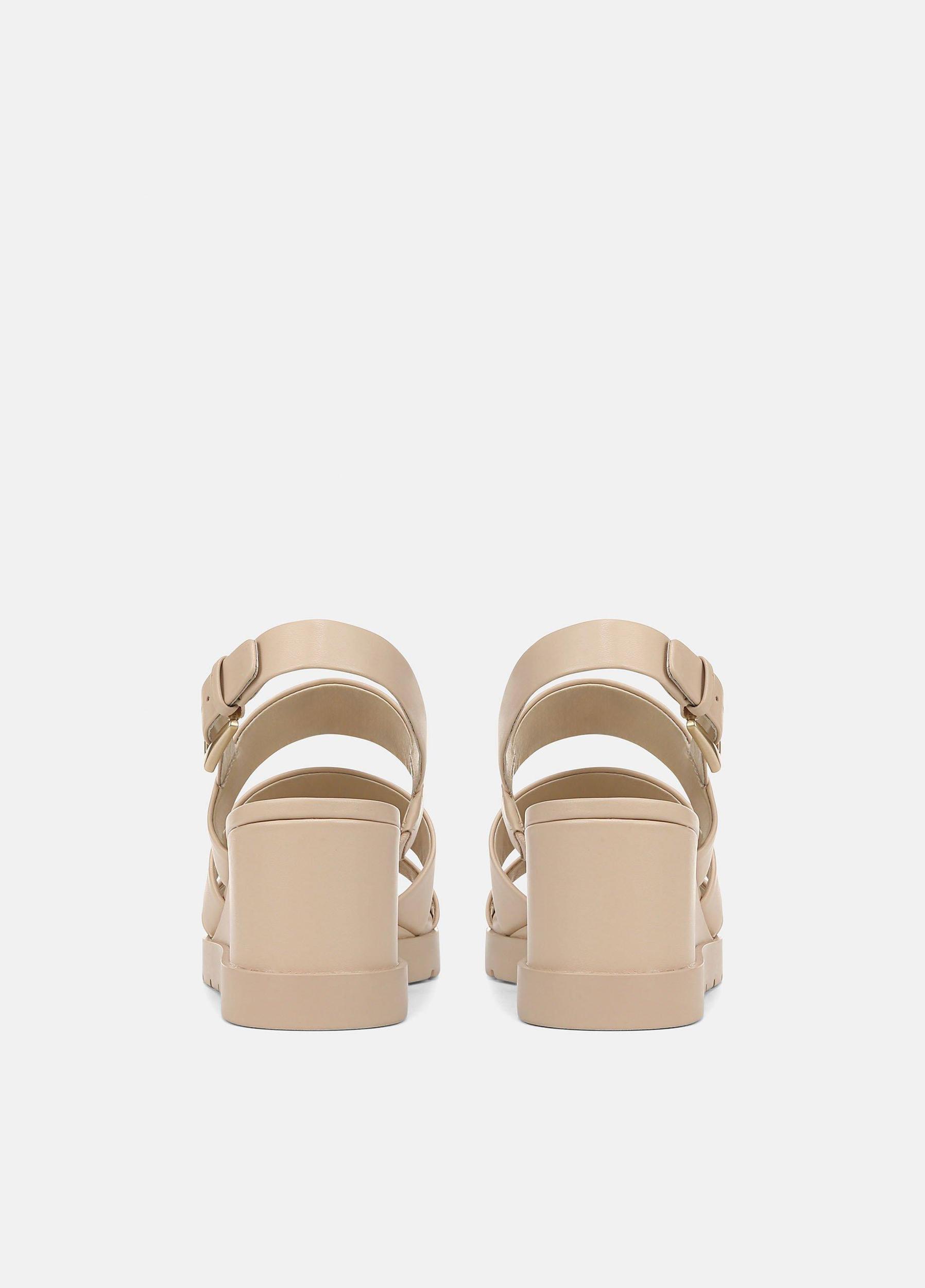Rochel Leather Wedge Sandal Product Image
