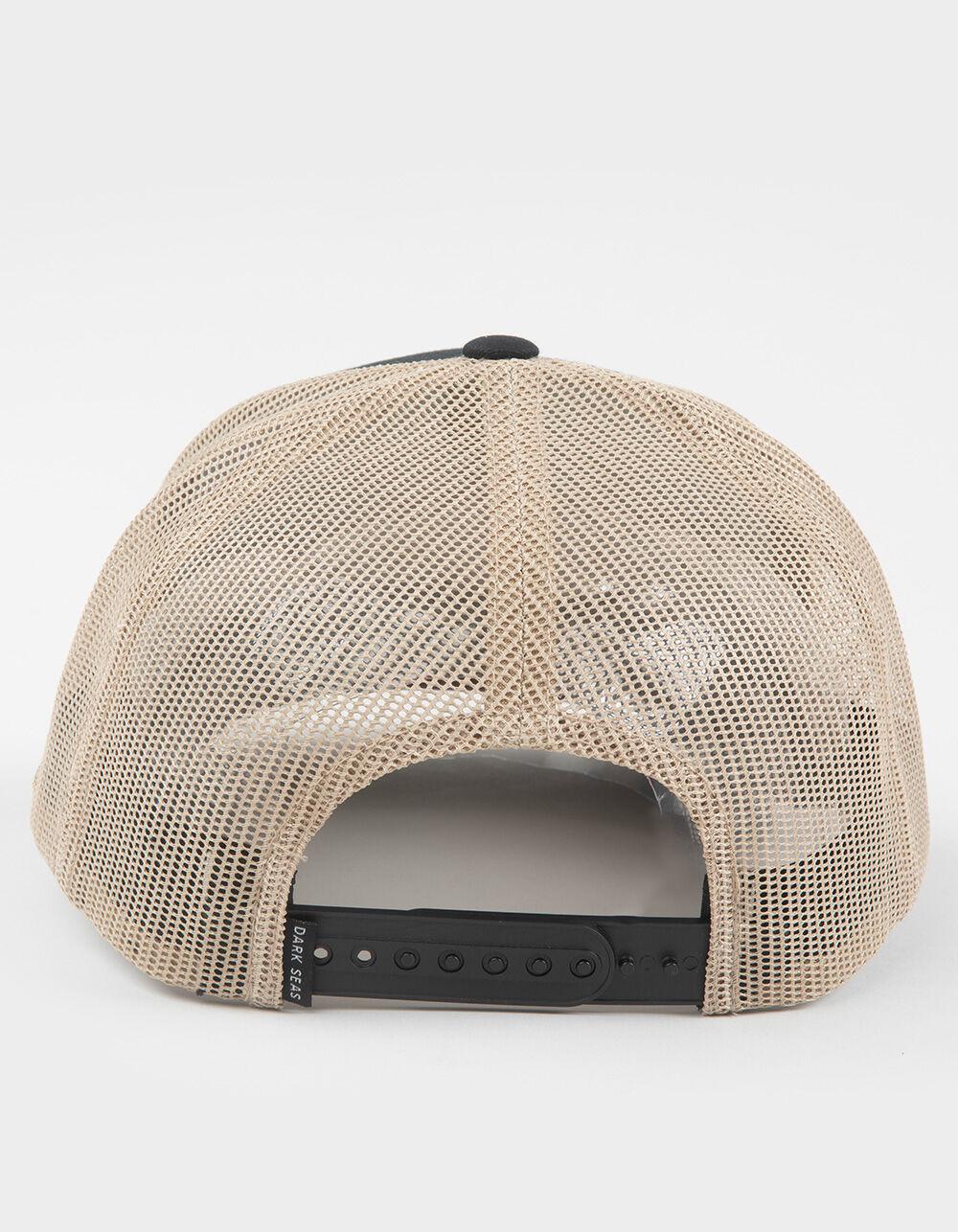 DARK SEAS Eagle 6 Panel Trucker Hat - BLACK Product Image