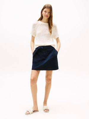 Stretch-Cotton Chino Skirt Product Image