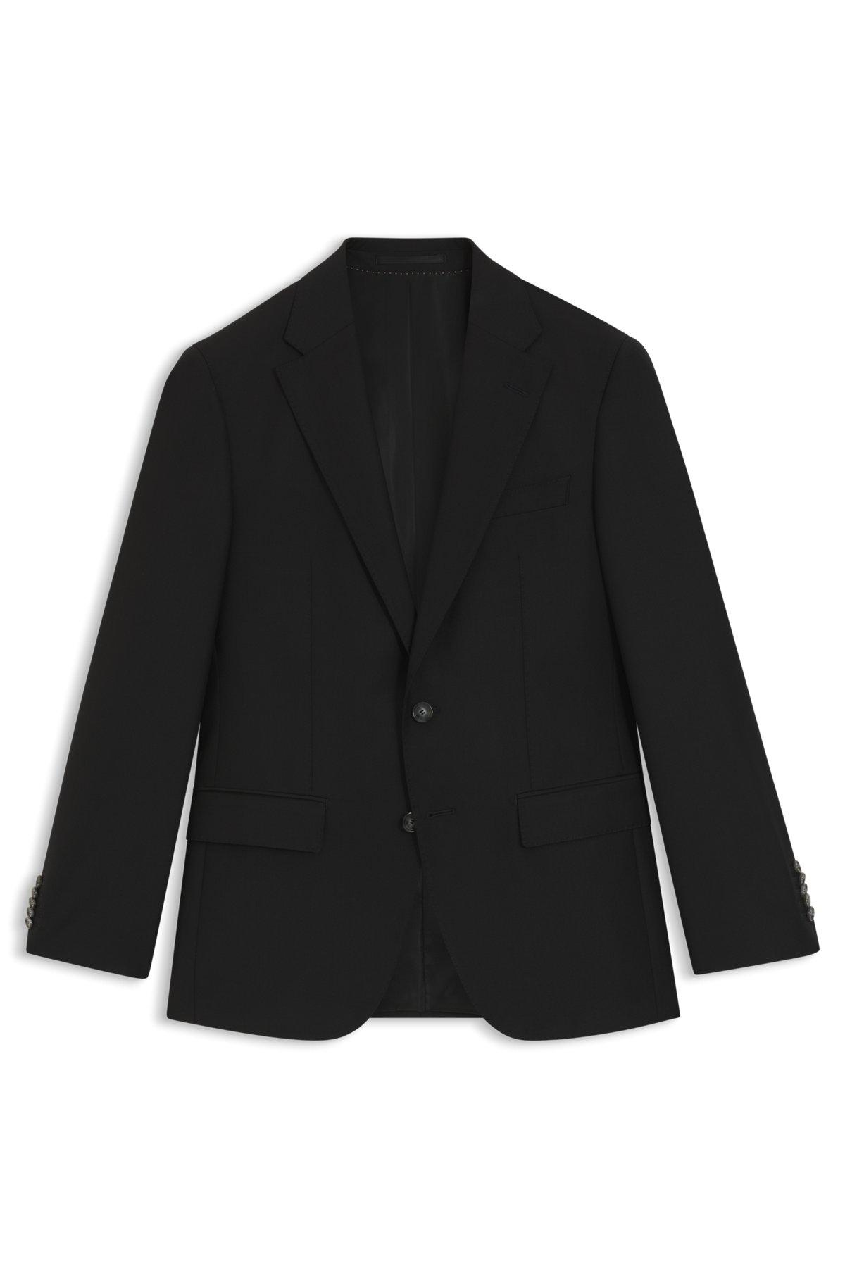 Slim-fit jacket in stretch wool Product Image