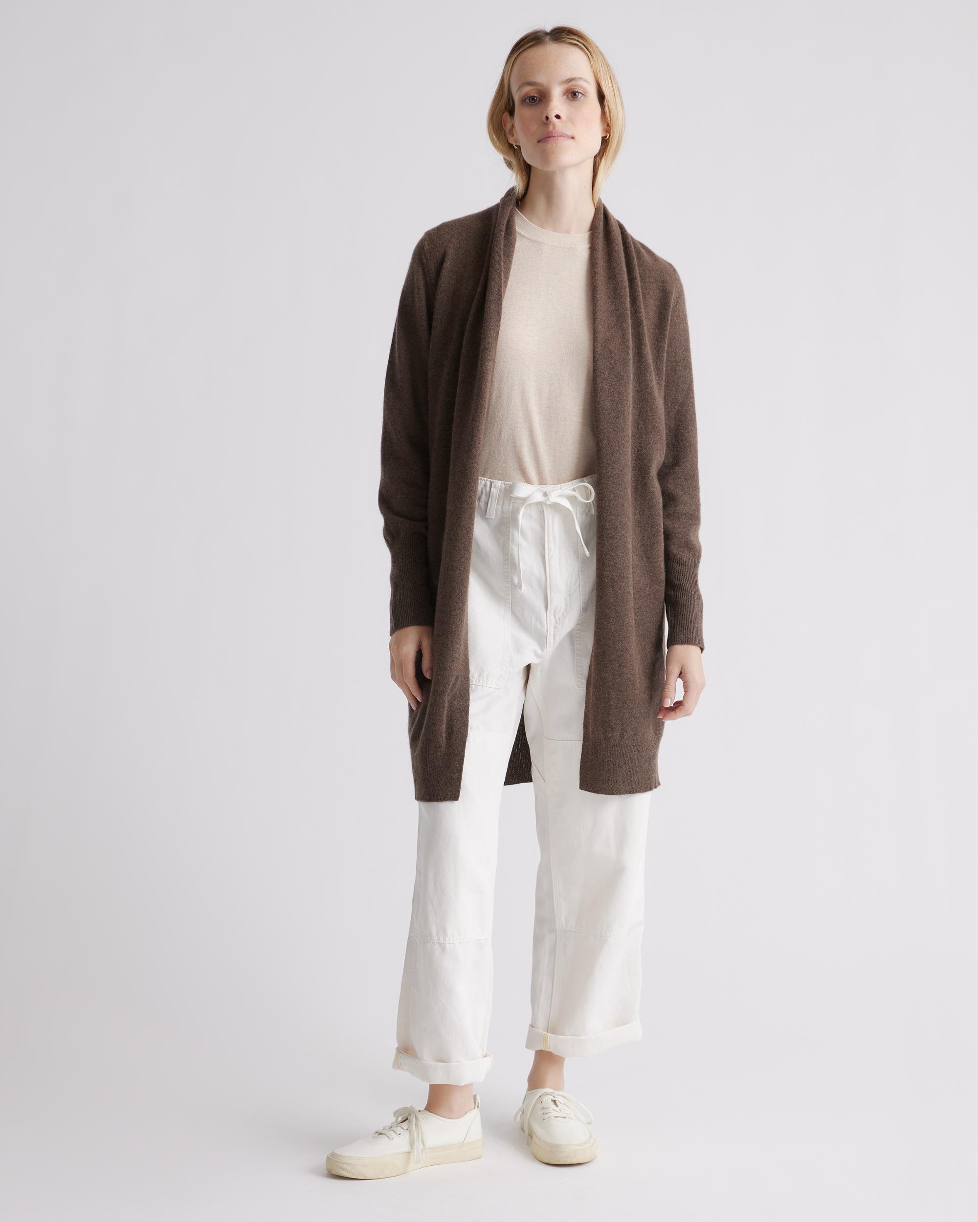 Quince | Women's Mongolian Cashmere Duster Cardigan Sweater Product Image