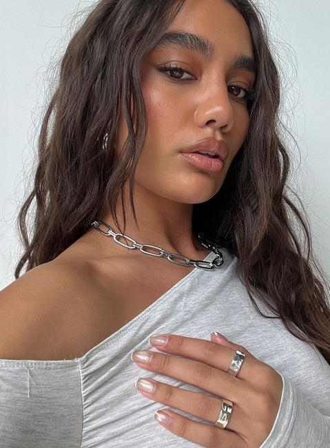 Good For You Necklace Silver Product Image