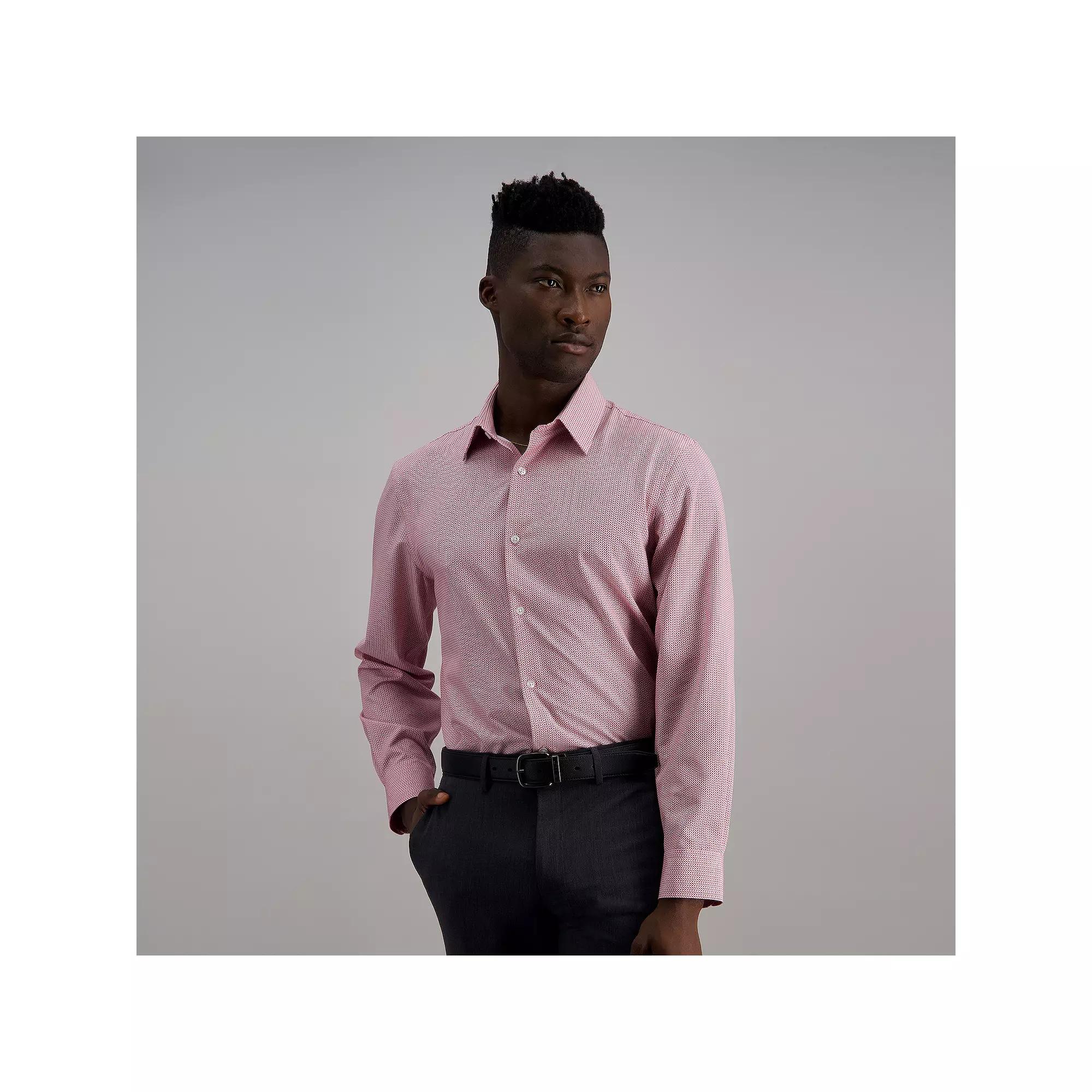 Mens Haggar Smart Wash Classic Fit Wrinkle Free Dress Shirt Product Image