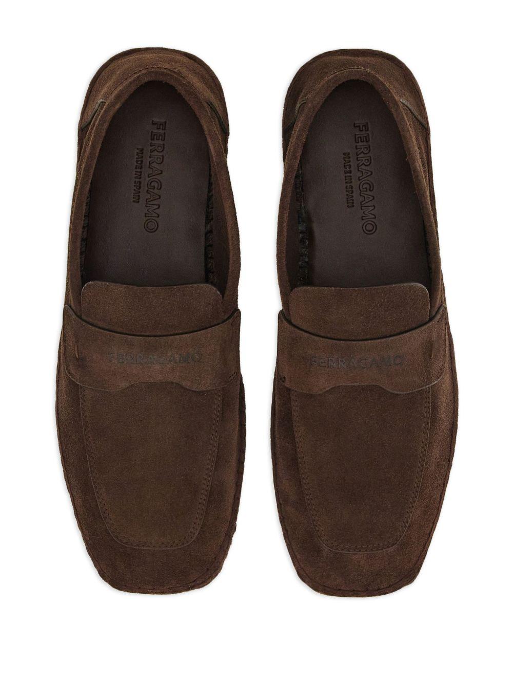 logo-embossed suede espadrilles Product Image