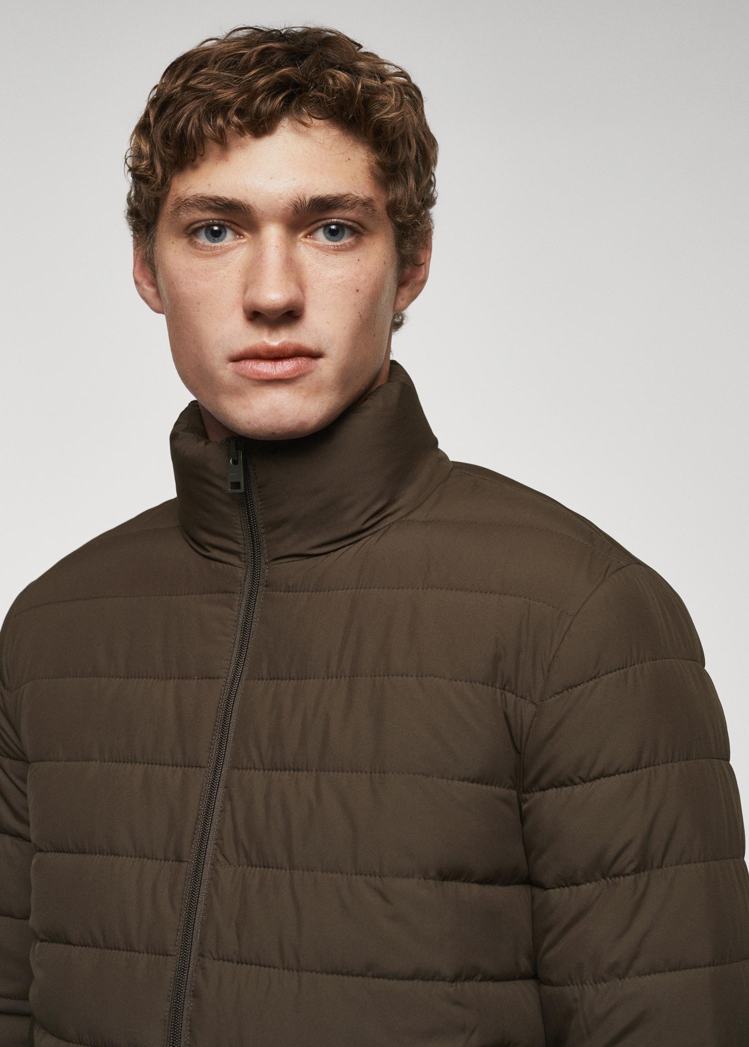 Ultra-lightweight water-repellent quilted anorak - Men | MANGO USA Product Image