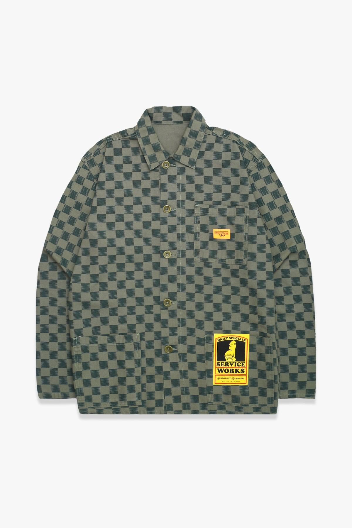 Classic Chore Shirt - Green Checker Product Image