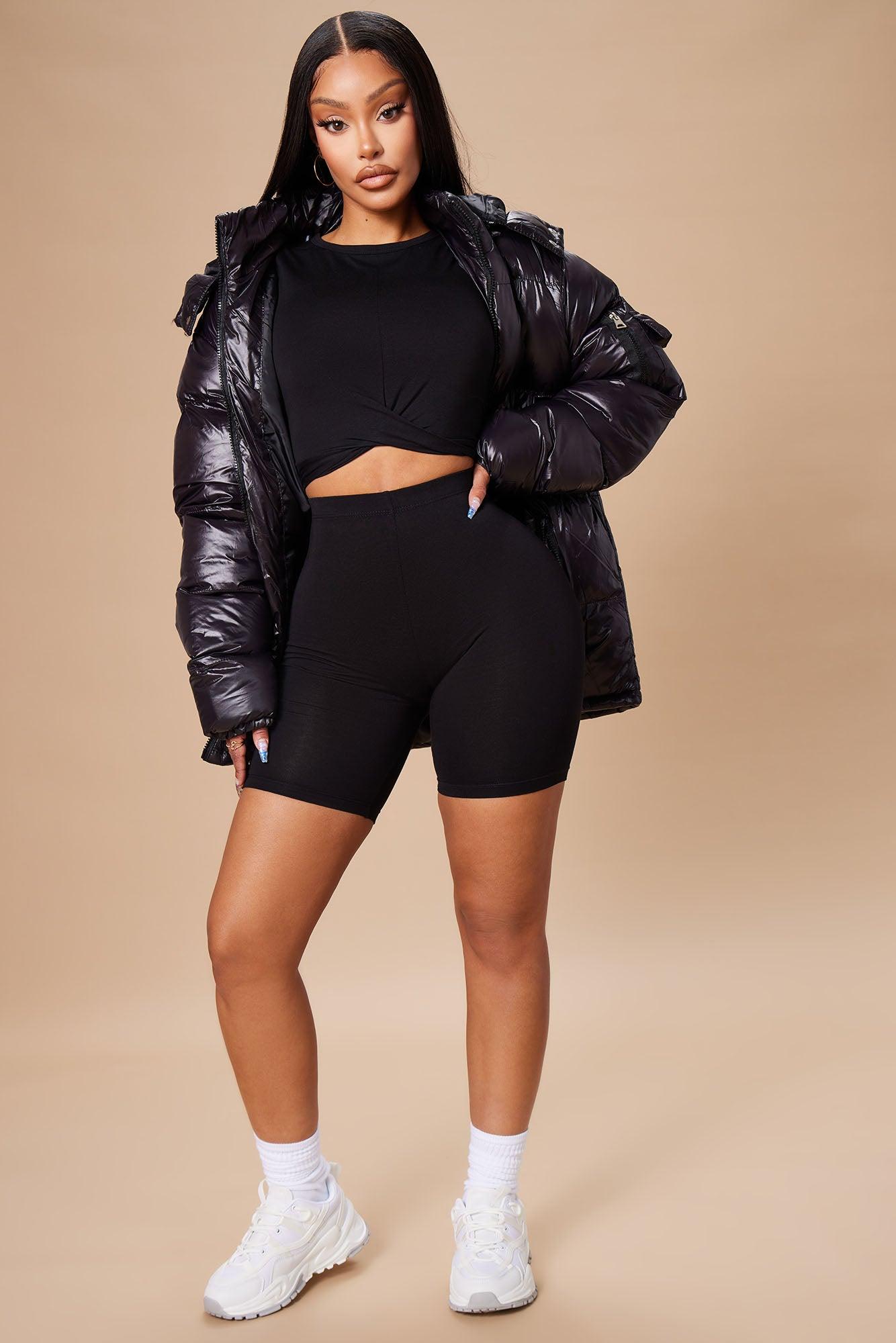 Natalee Biker Shorts - Black Product Image