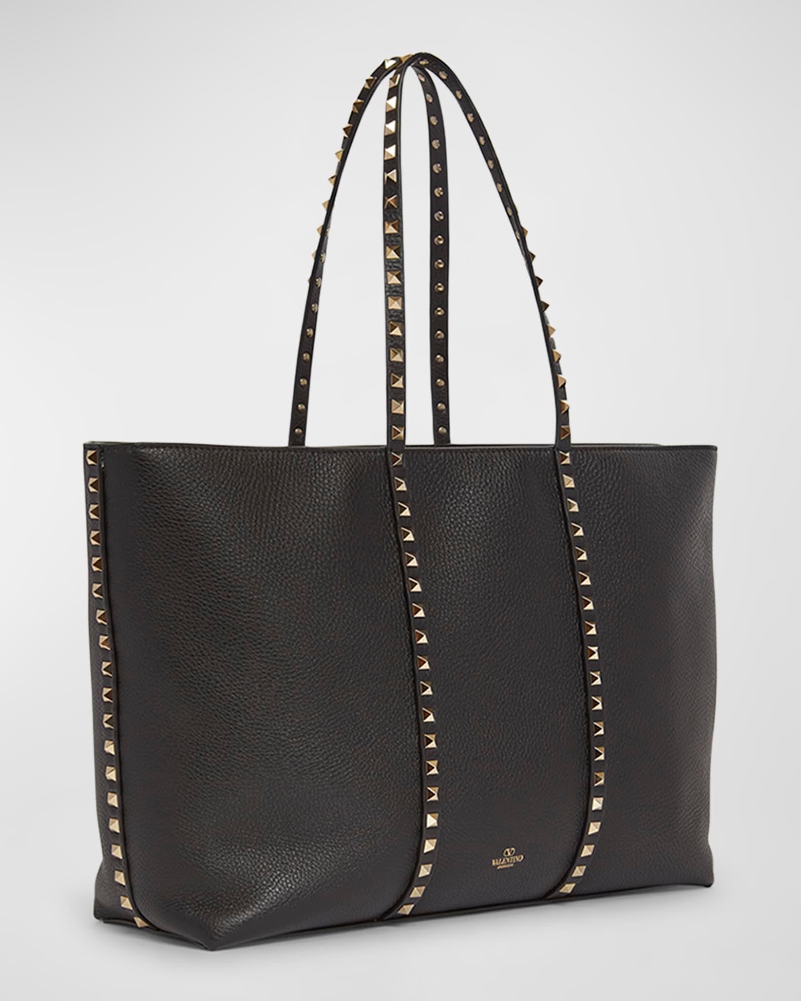 Rockstud Medium Leather Tote Bag Product Image