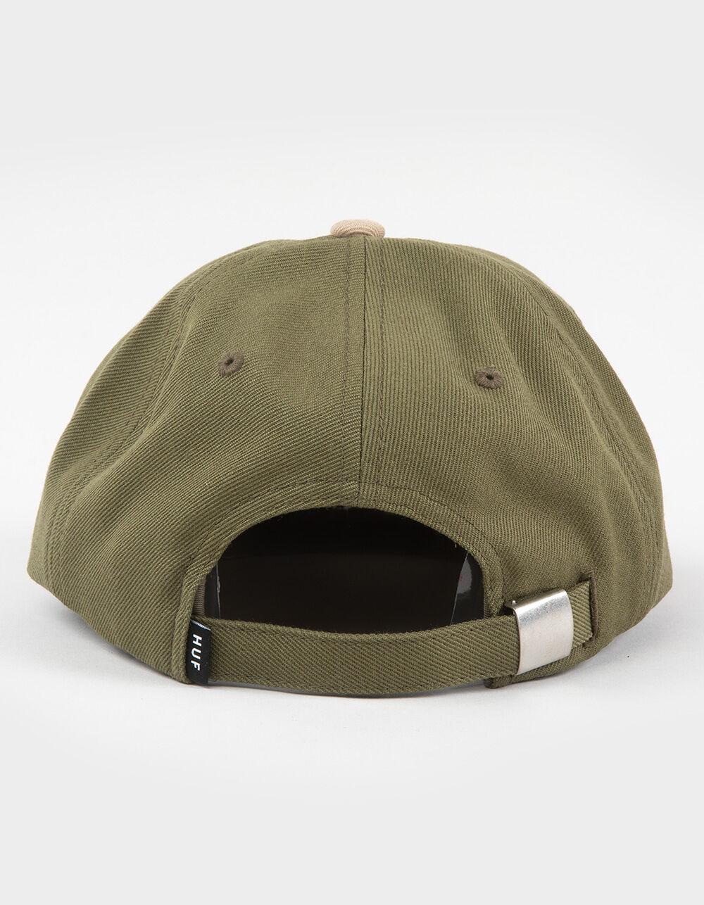 HUF Classic H 6 Panel Strapback Hat - OLIVE Product Image