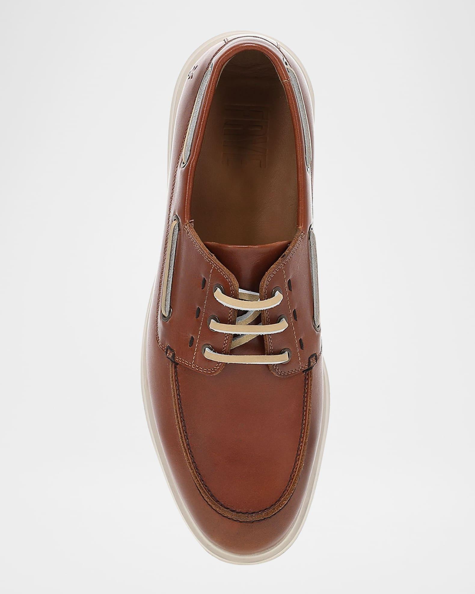 Men's Connor Leather Boat Shoes Product Image