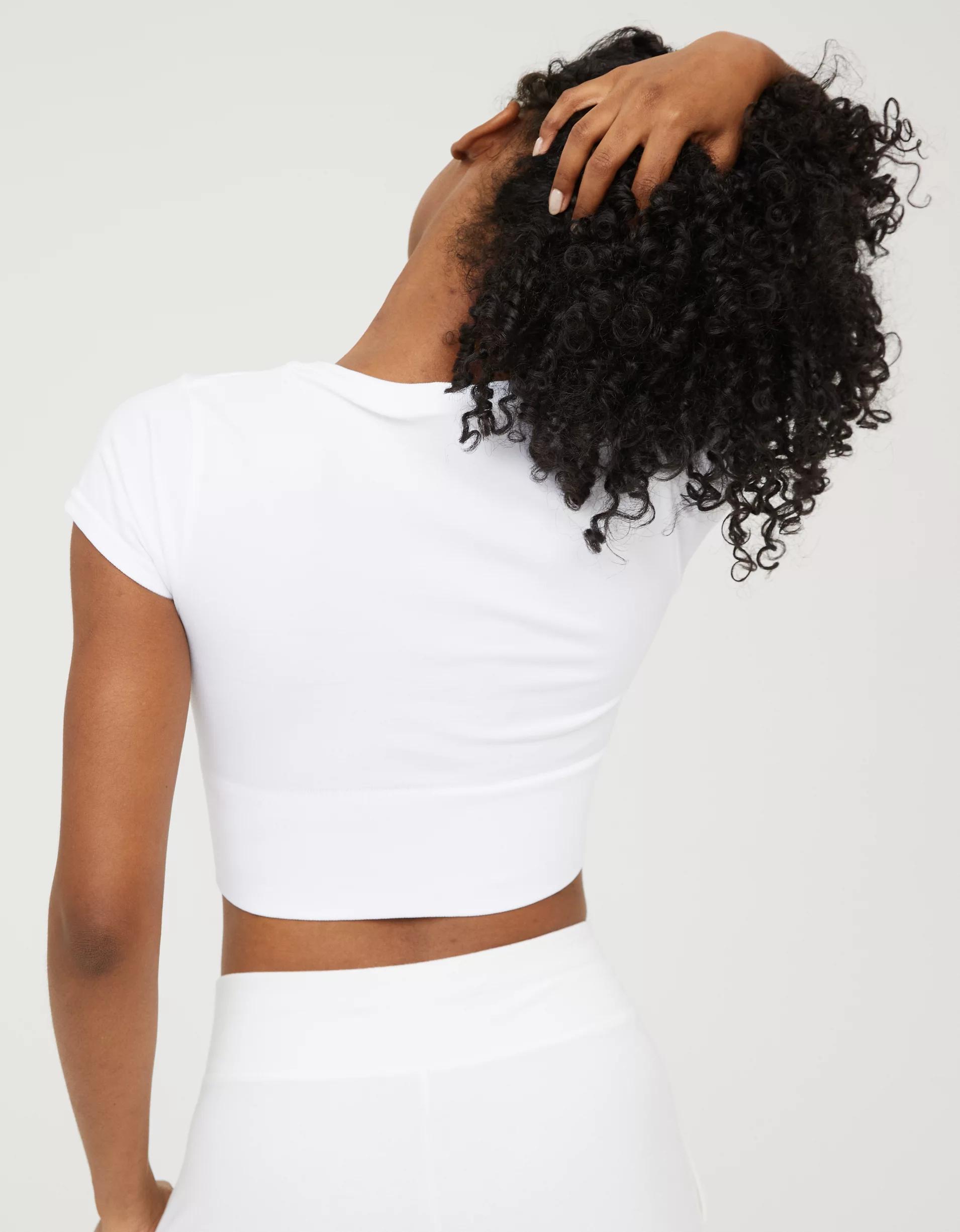 OFFLINE By Aerie Sidewalk Seamless Cropped T-Shirt Product Image
