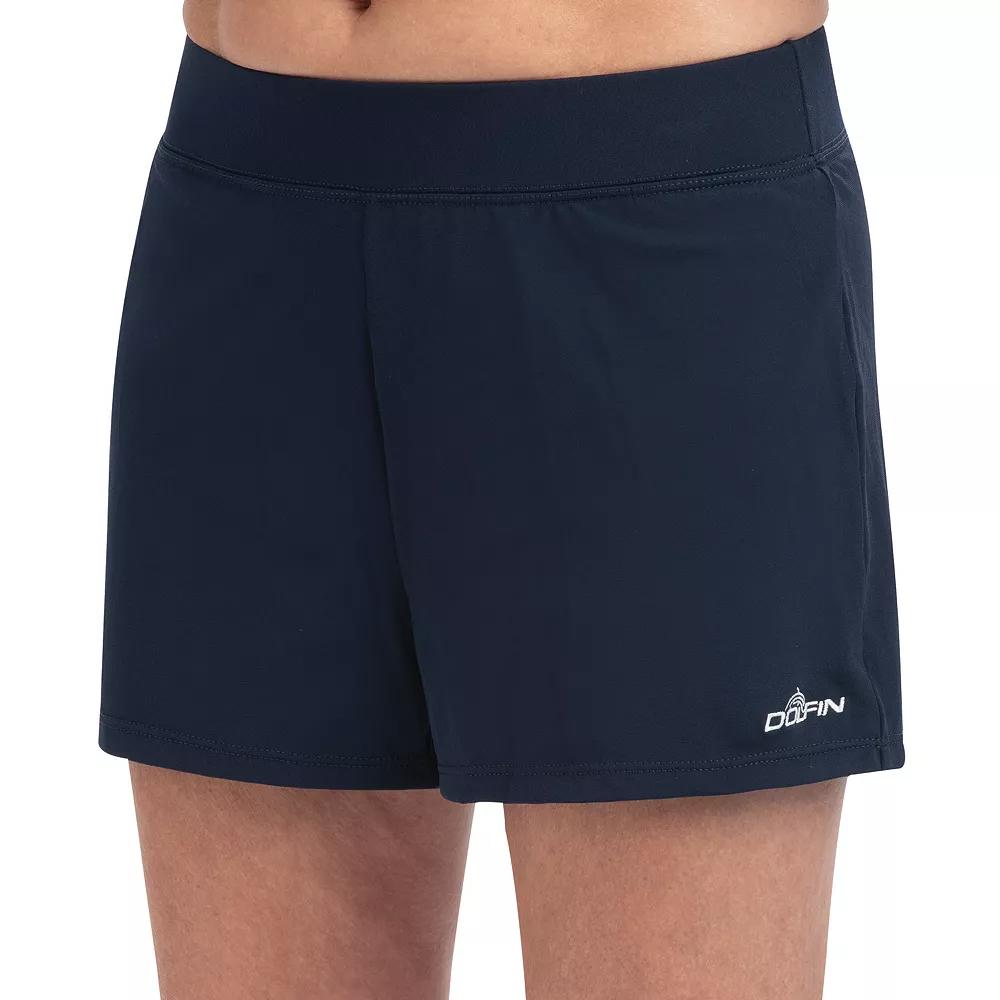 Women's Dolfin Aquashape Solid Swim Shorts,  Product Image