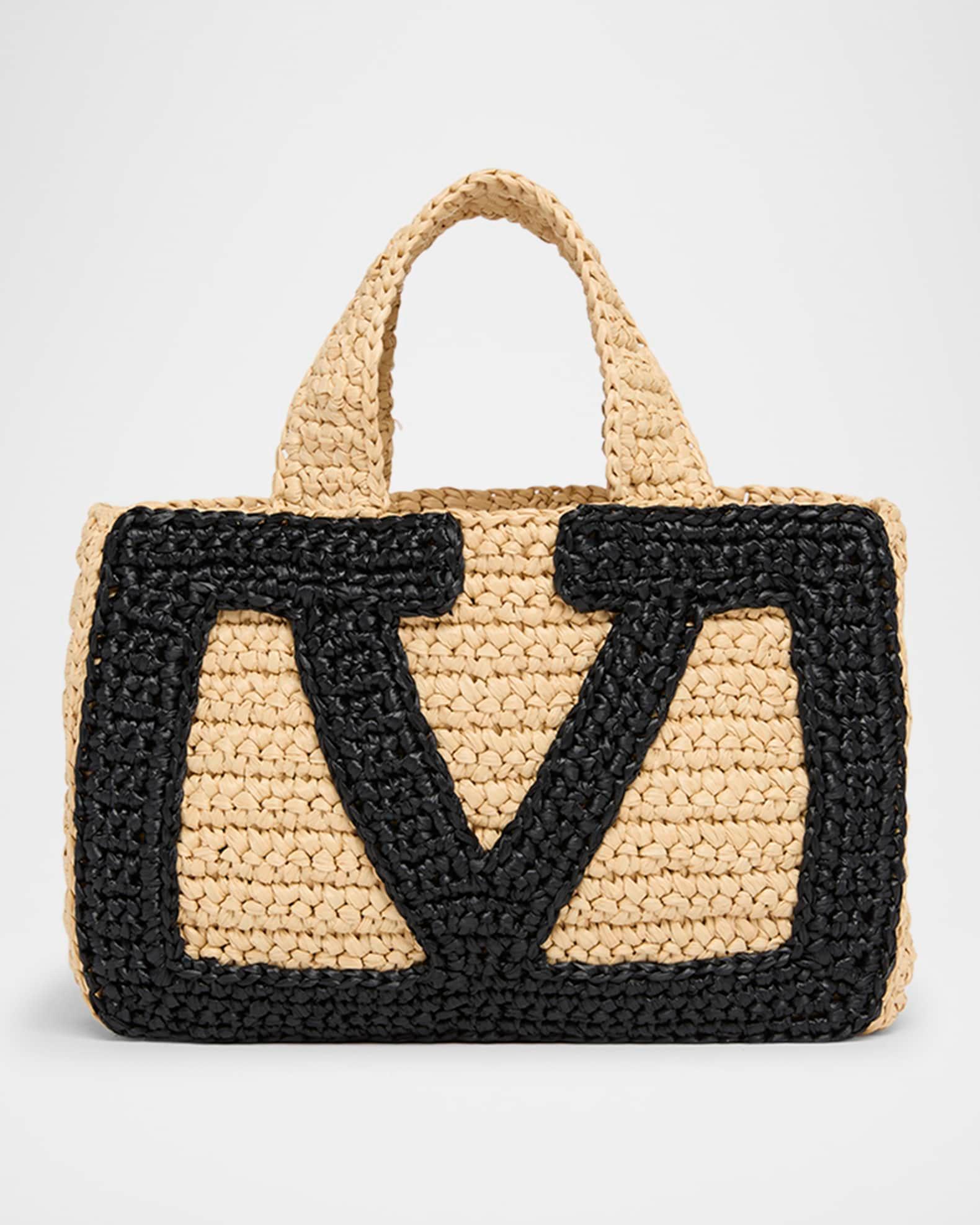 Viva Superstar Crochet Raffia Large Tote Bag Product Image