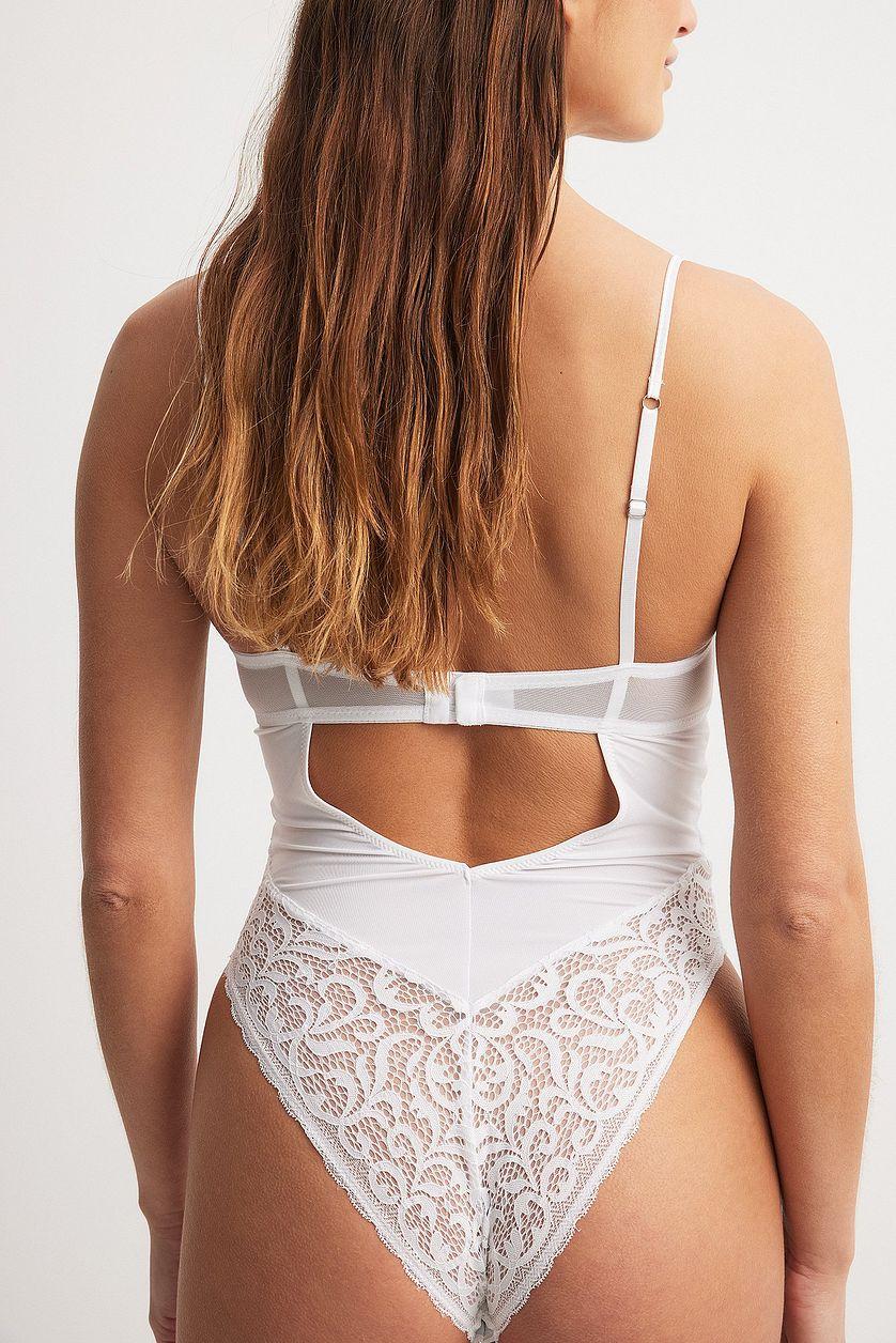 Strap Detail Lace Body Product Image