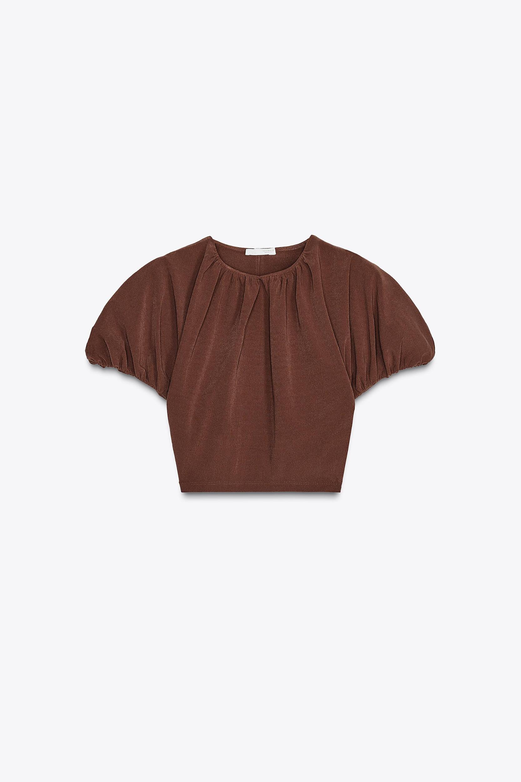 BALLOON CROP TOP Product Image