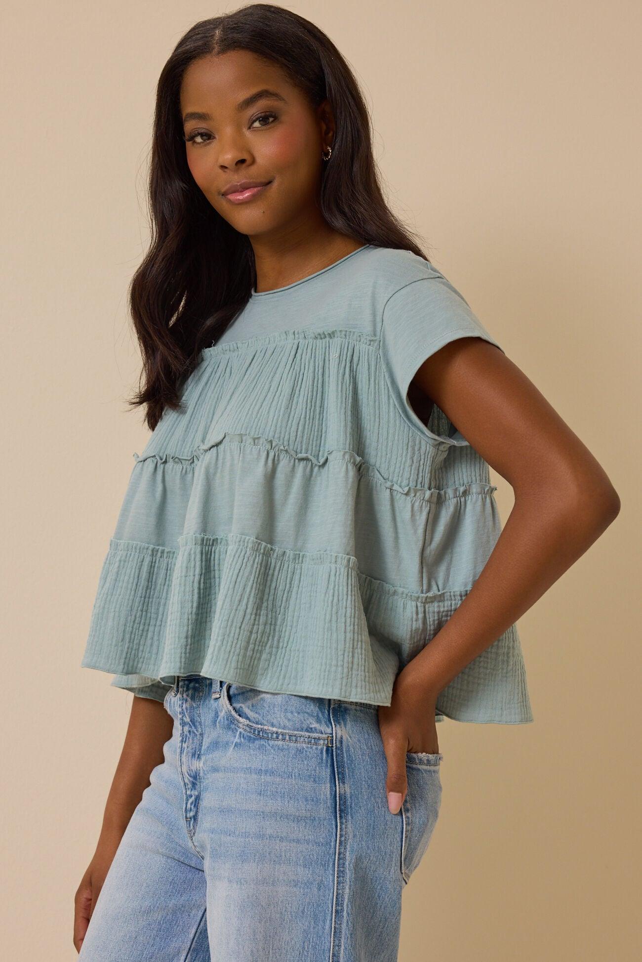Nicole Ruffle Top Product Image