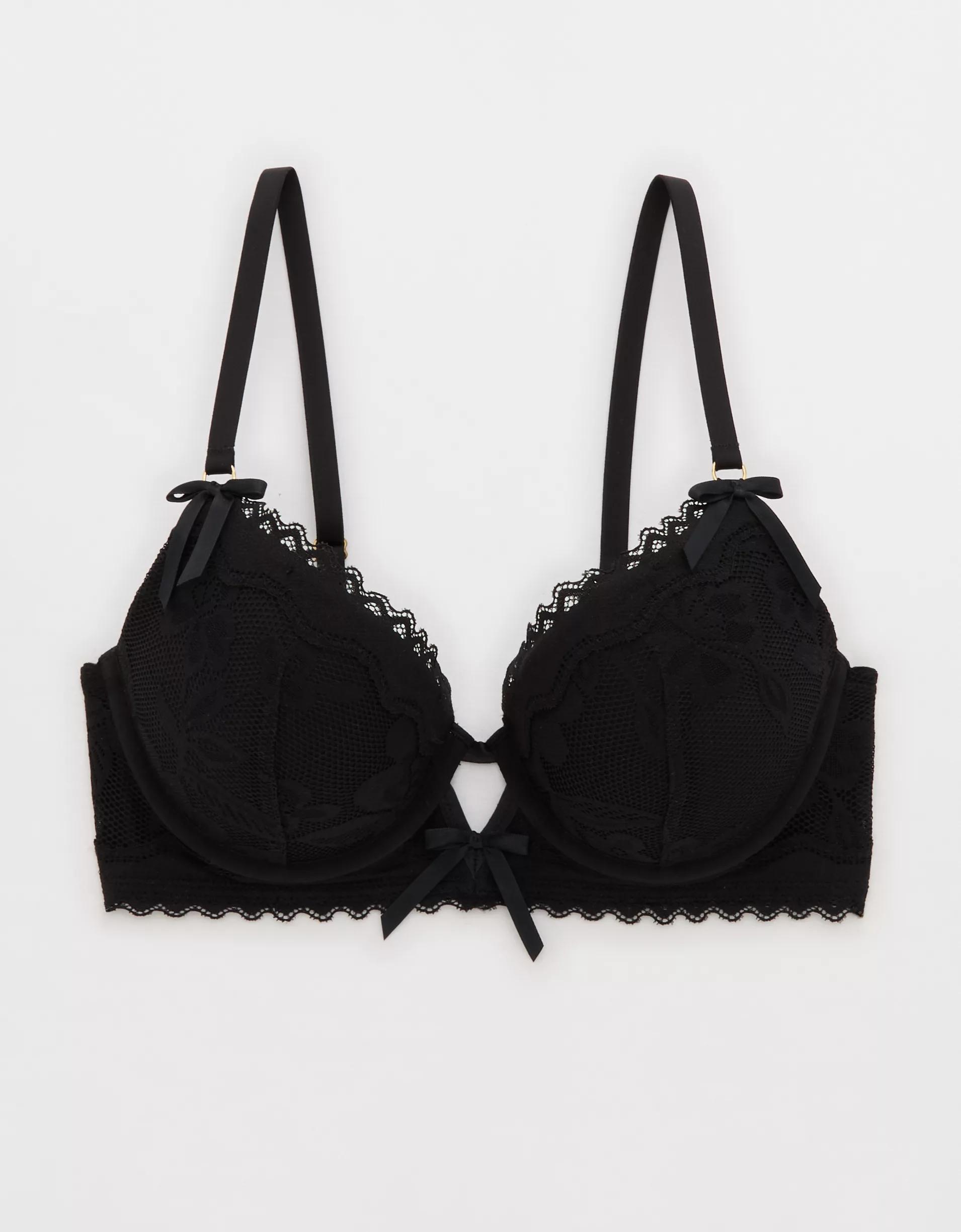Show Off Feeling Femme Lace Plunge Push Up Bra Product Image