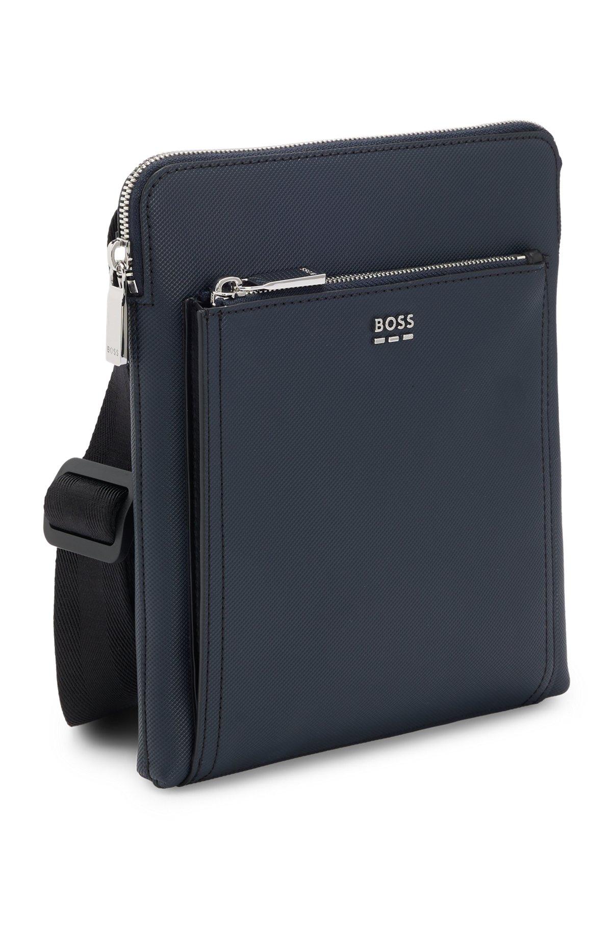 Textured envelope bag with logo hardware Product Image