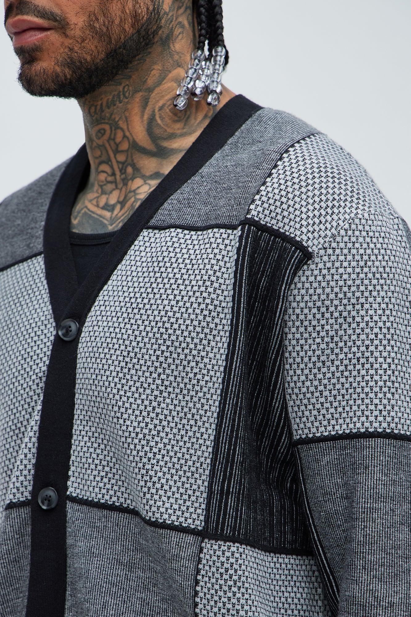 Better And Better Sweater Cardigan - Black Male Product Image