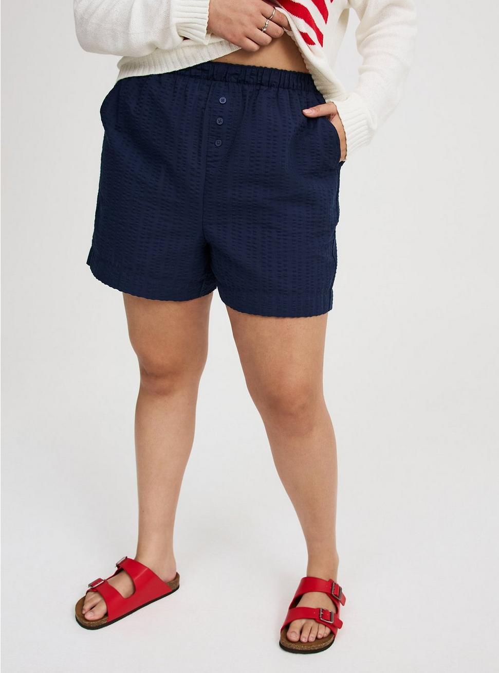 Pull-On High-Rise Boxer Short Product Image