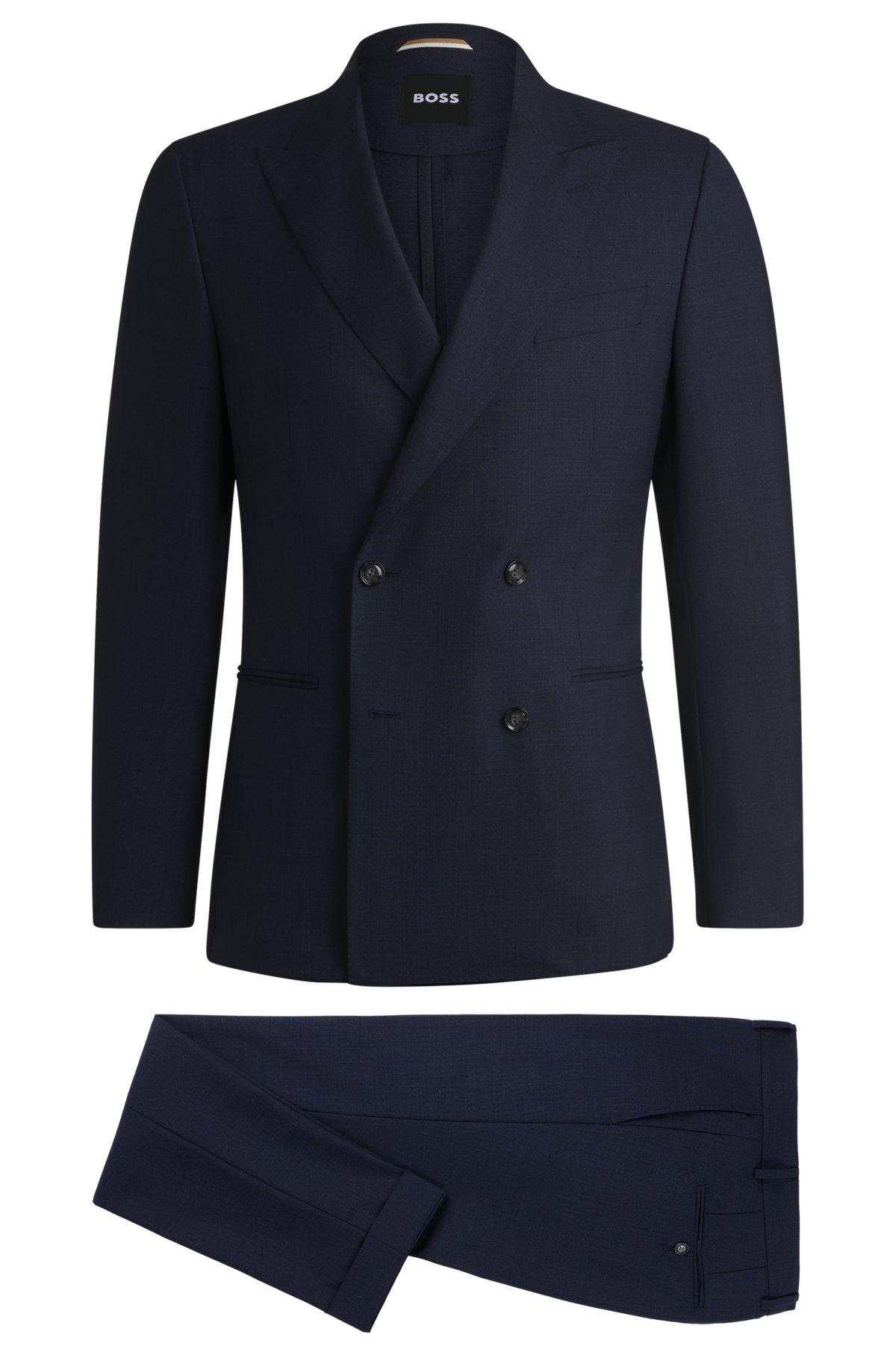 Melange suit in wool with natural stretch Product Image