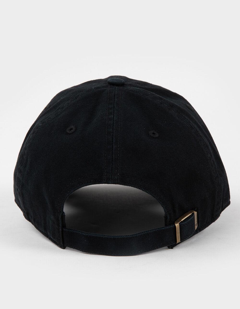 47 BRAND Los Angeles Dodgers '47 Clean Up Strapback Hat - BLACK/WHITE Product Image