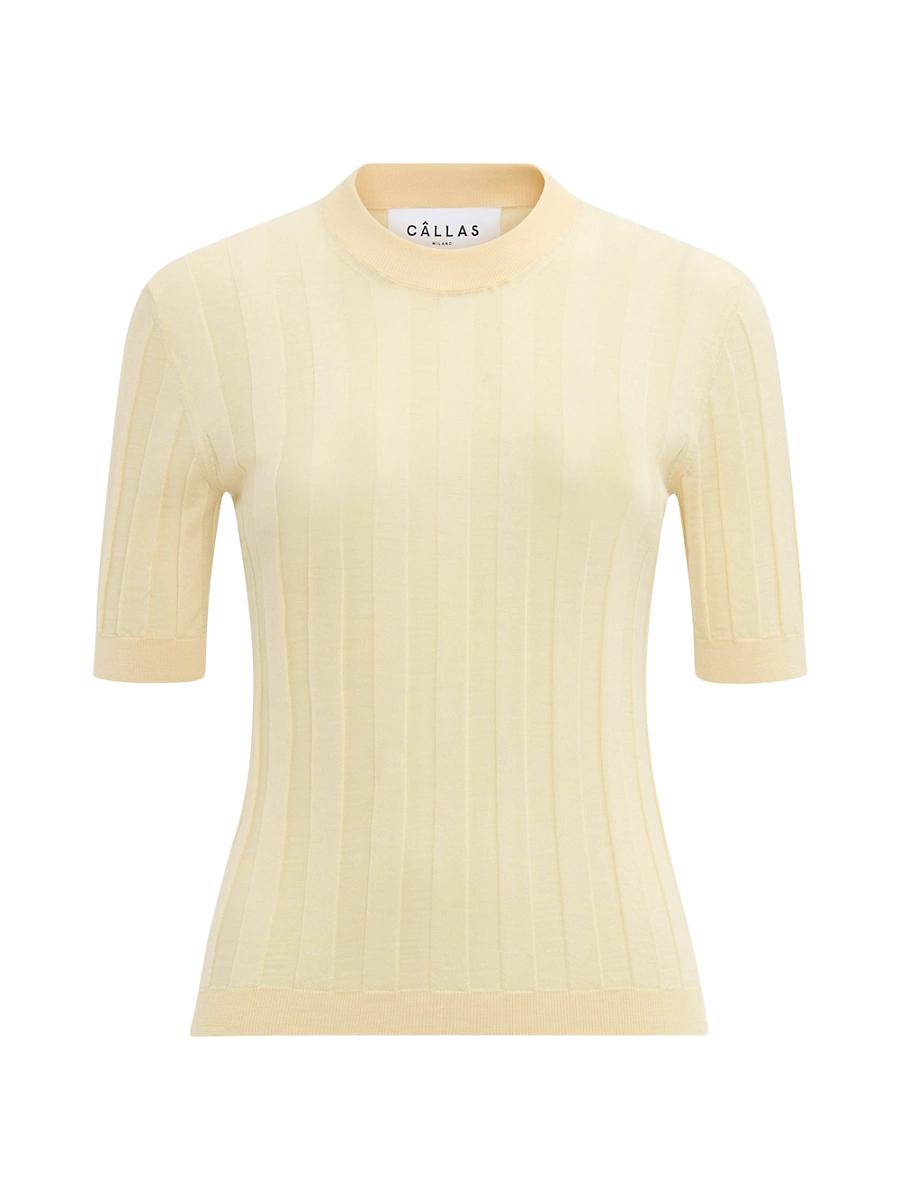 Womens Deeda Crewneck Rib Sweater Product Image