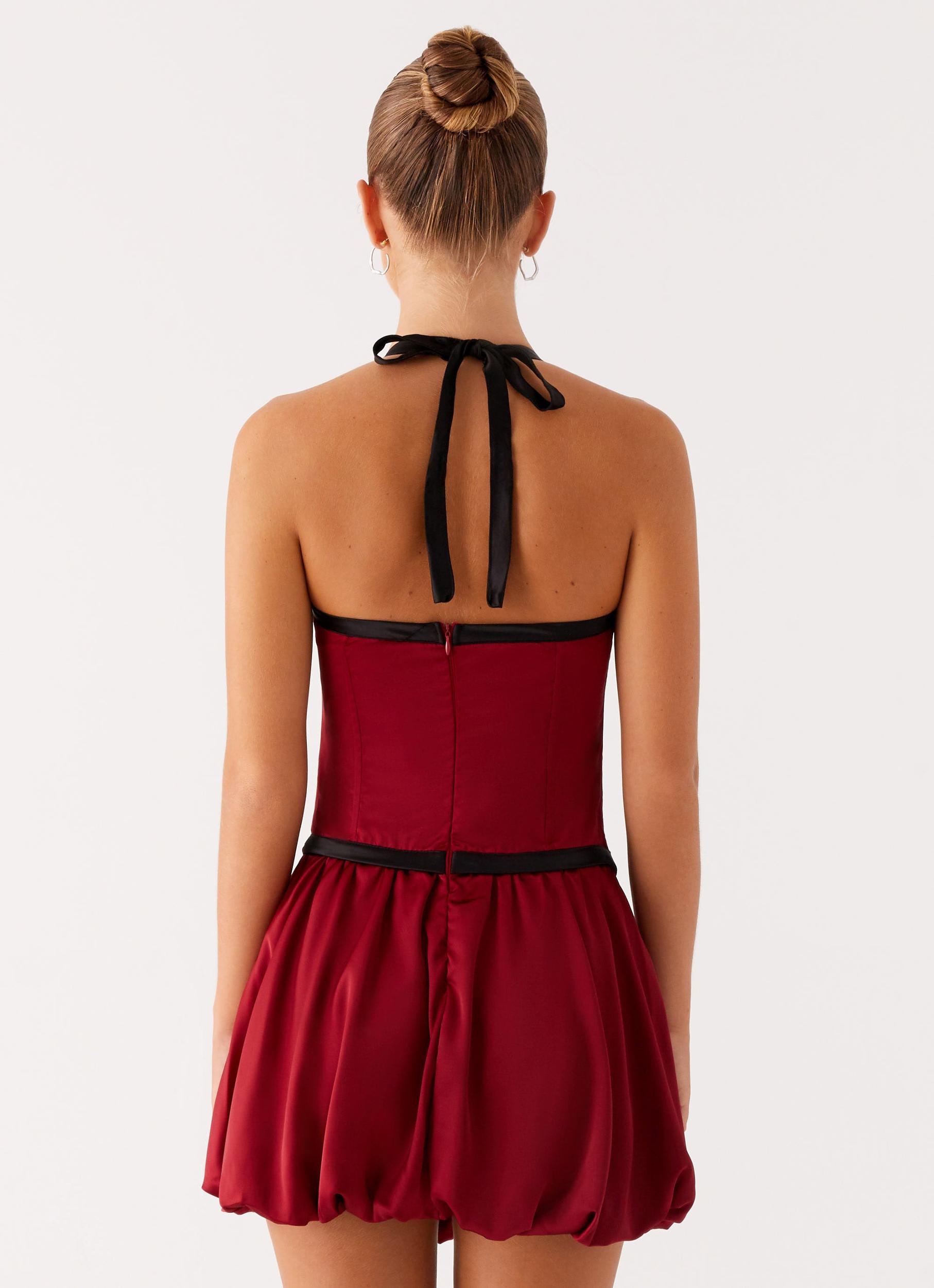 Pacific Mini Dress - Red Product Image