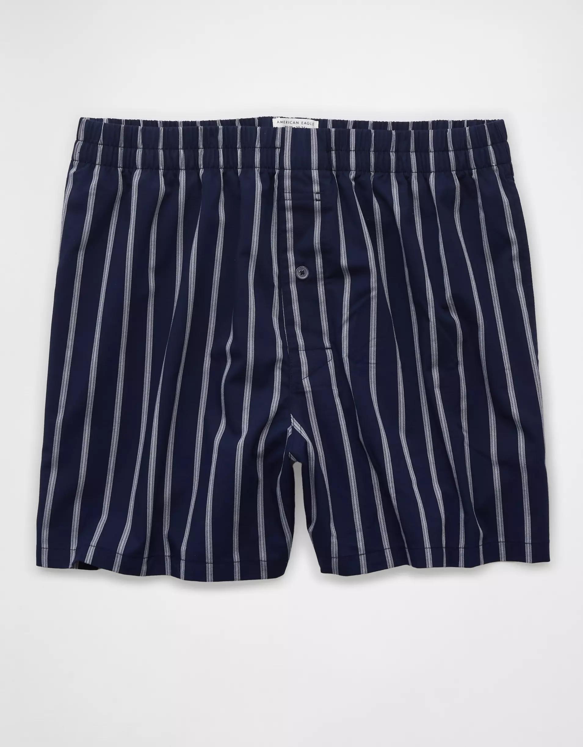 AEO Men's Striped Poplin Pocket Boxer Short Product Image