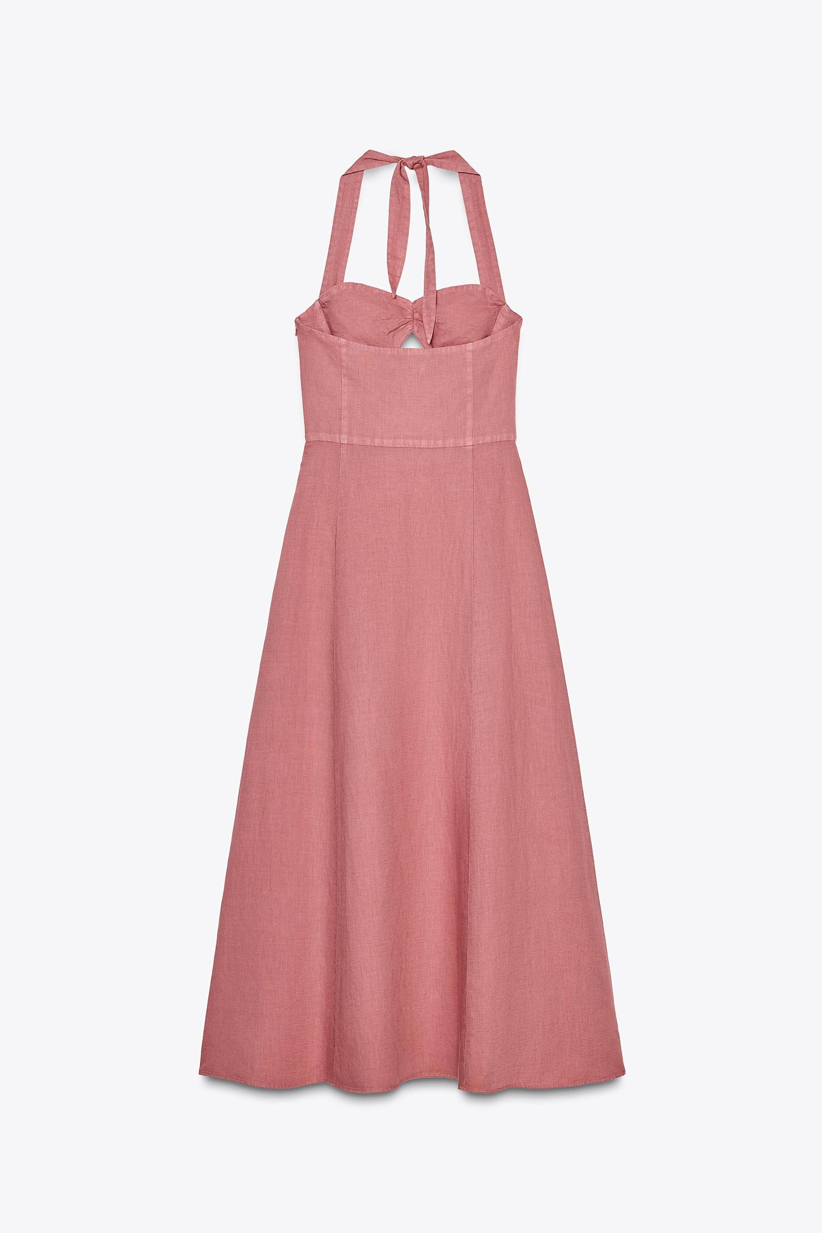 RAMIE HALTER MIDI DRESS Product Image