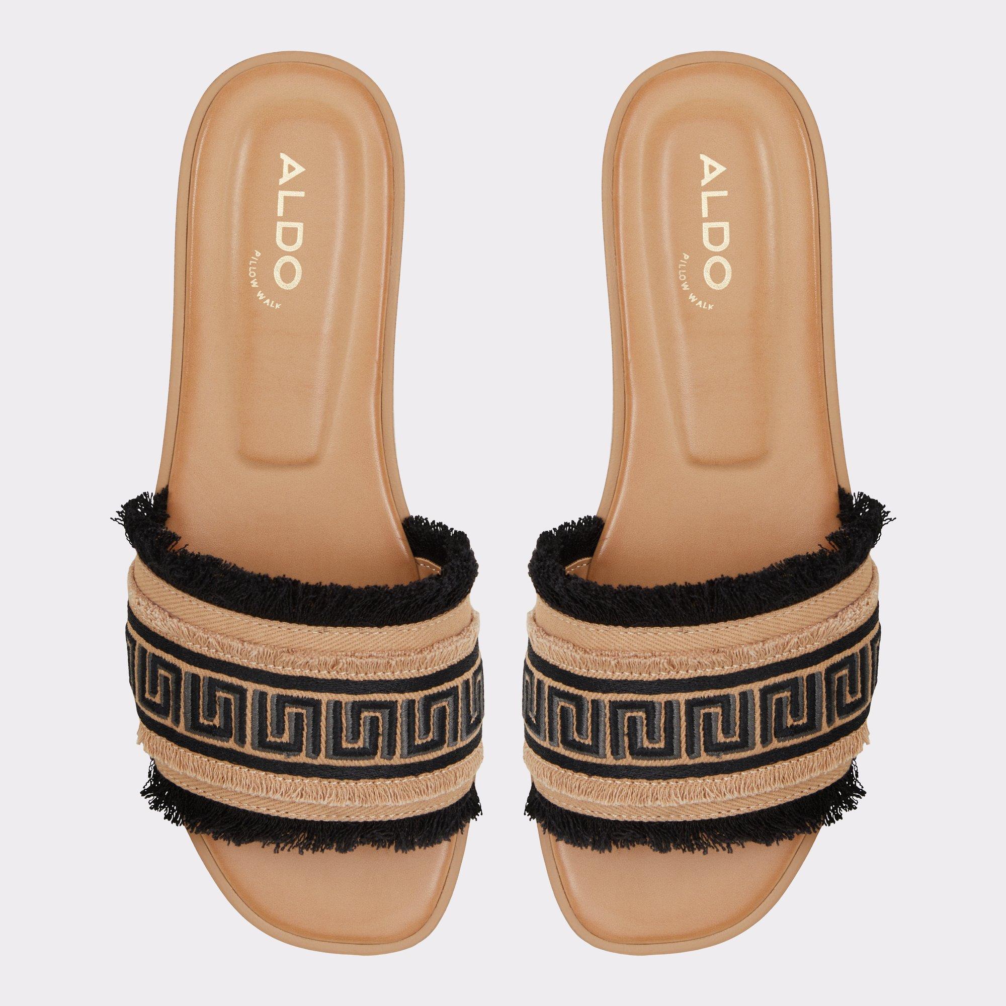 Nalani Open Black Women's Flat Sandals | ALDO US Product Image