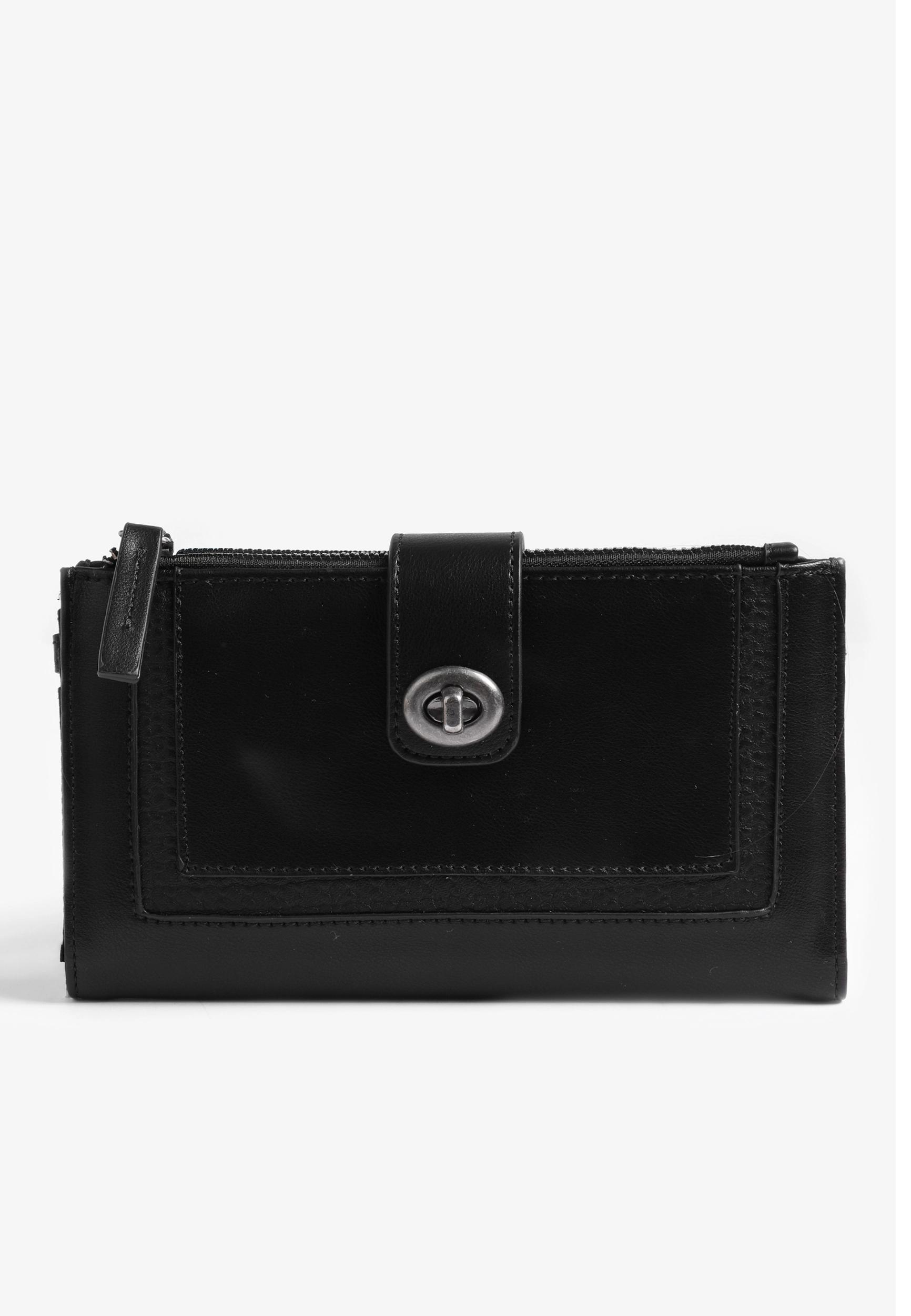 Double Zipper Oversized Wristlet Wallet Product Image