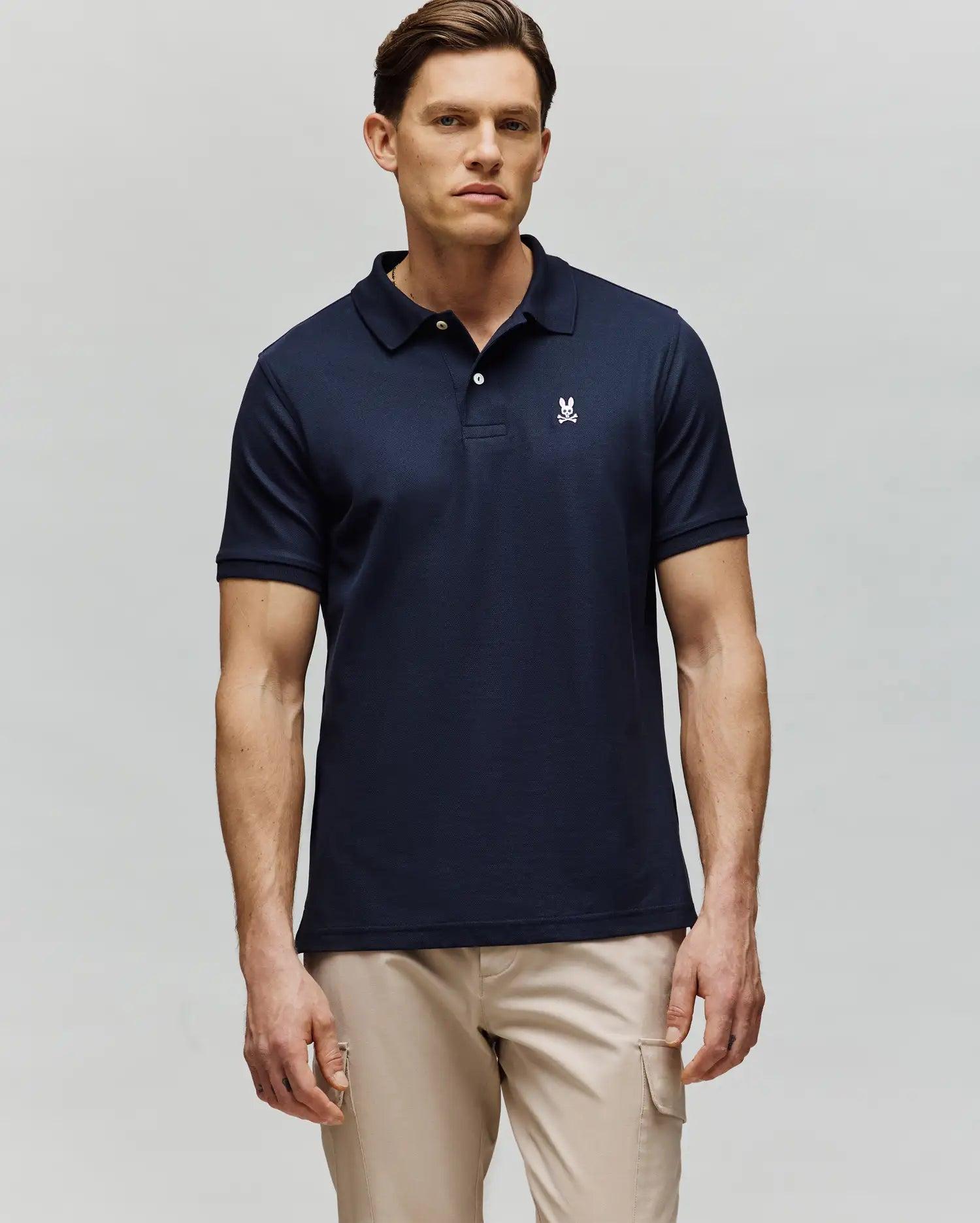 MENS CLASSIC PIQUE POLO SHIRT - B6K001ARPC Male Product Image