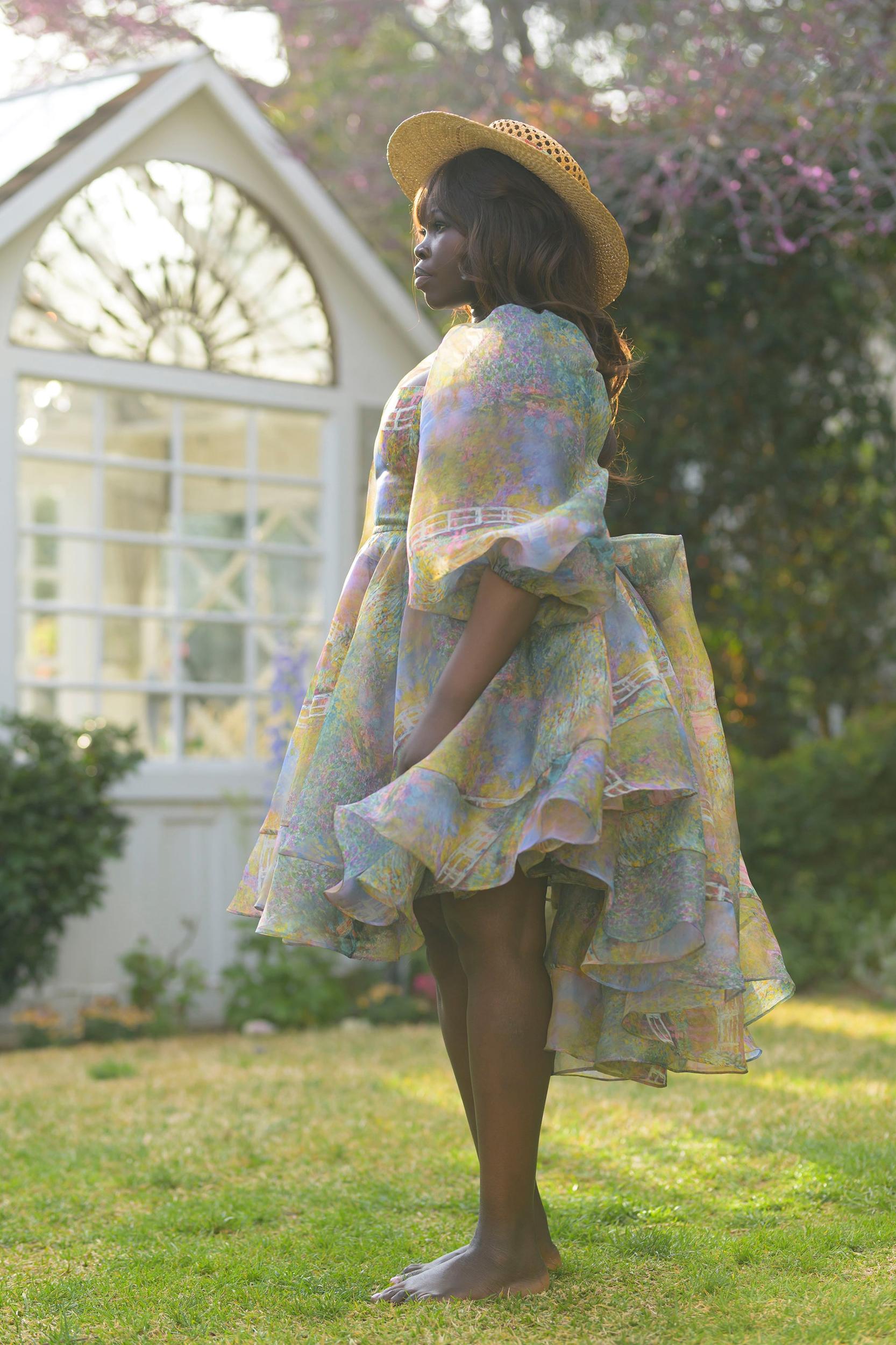 The Bridge Angel Mini Bustle Dress Product Image