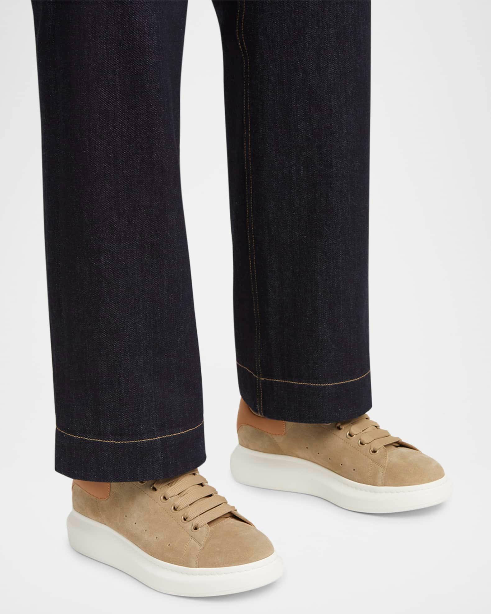 Men's Oversized Suede Low-Top Sneakers Product Image