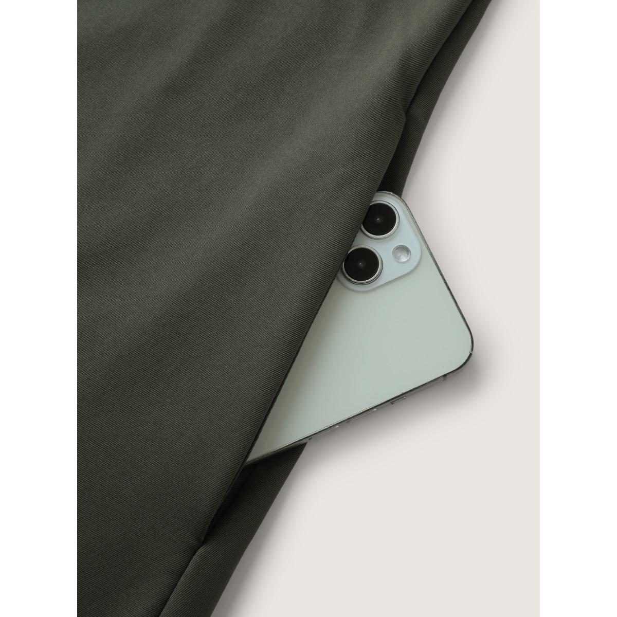 Plus Size Oversized Tab Sleeve Open-Front Coat Women ArmyGreen Leisure Button Loose Ladies Casual Winter Coats BloomChic 10/M Product Image