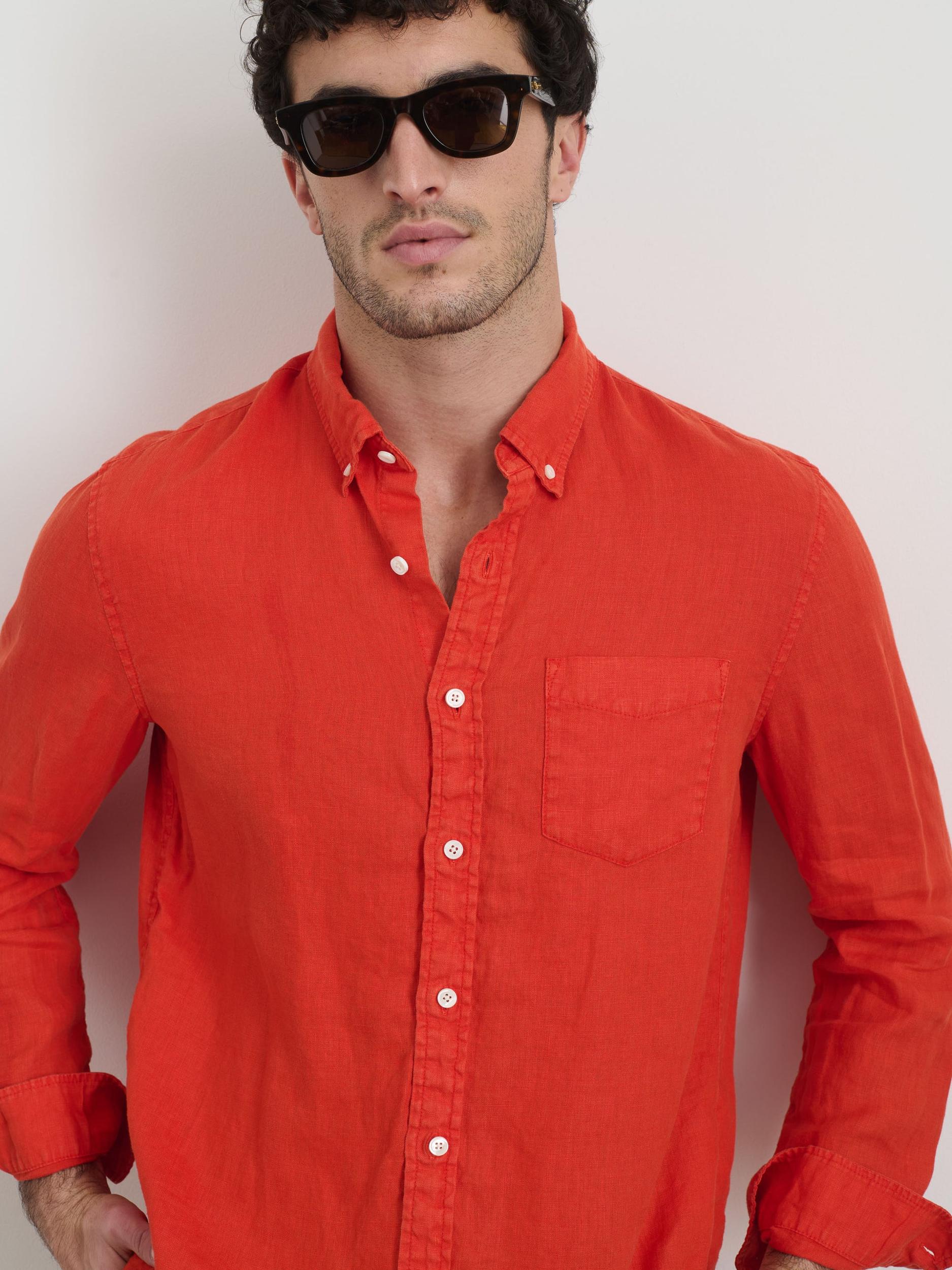 Mill Shirt in Linen Product Image