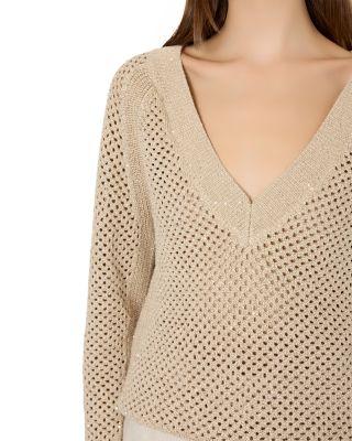 Sequin Mesh Sweater Product Image