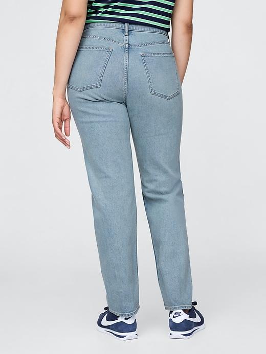 High Rise Studded &apos;90s Straight Jeans Product Image