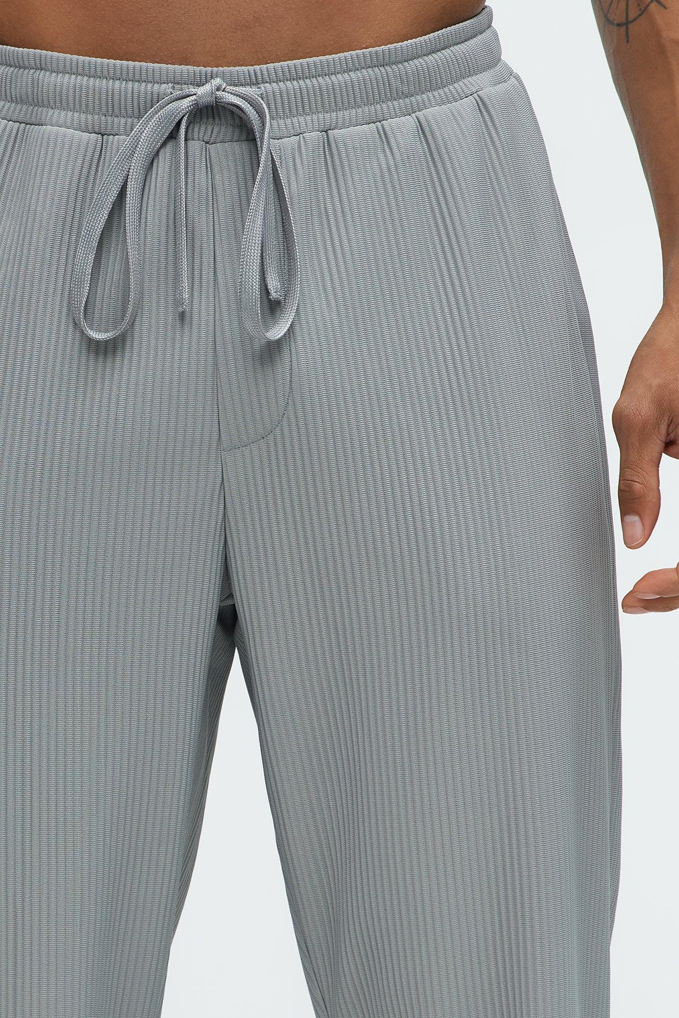 Show Up Slim Slit Pants - Grey Product Image