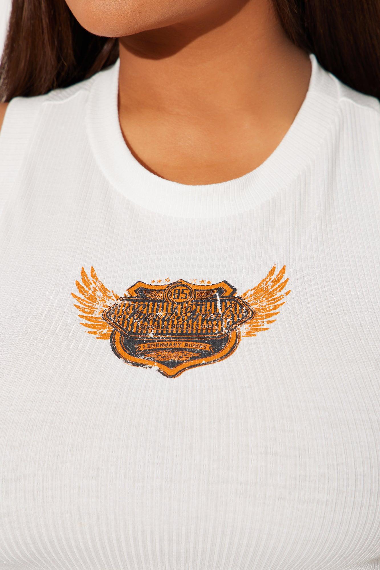 Harley Rider Tank Top - White Product Image