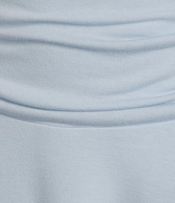 GB Knit Ruched Asymmetrical Coordinating Skirt Product Image