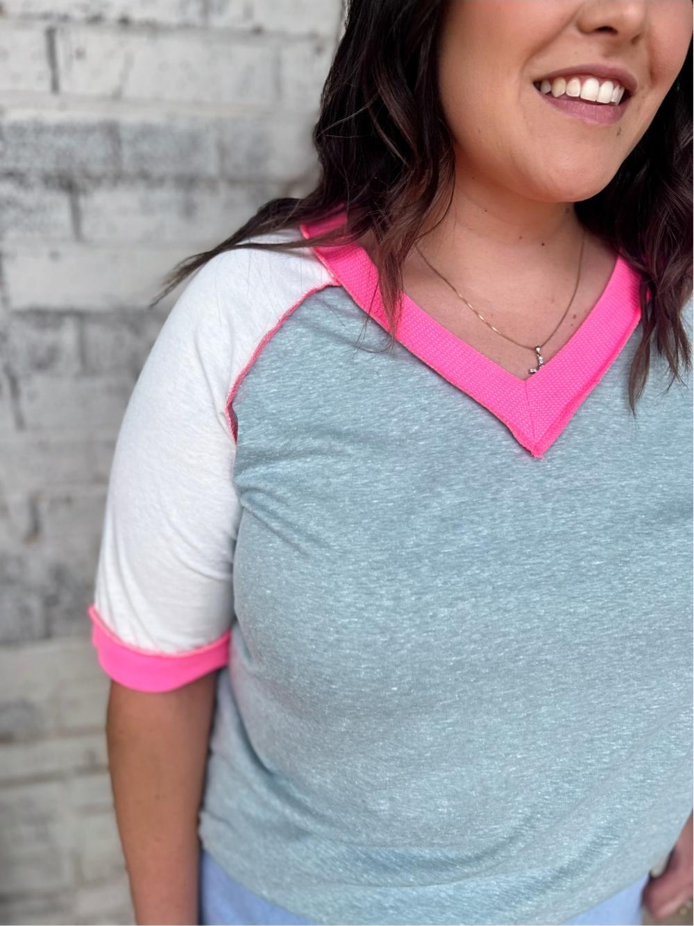 PLUS Day to Day Color Block Top- 2 colors* Product Image