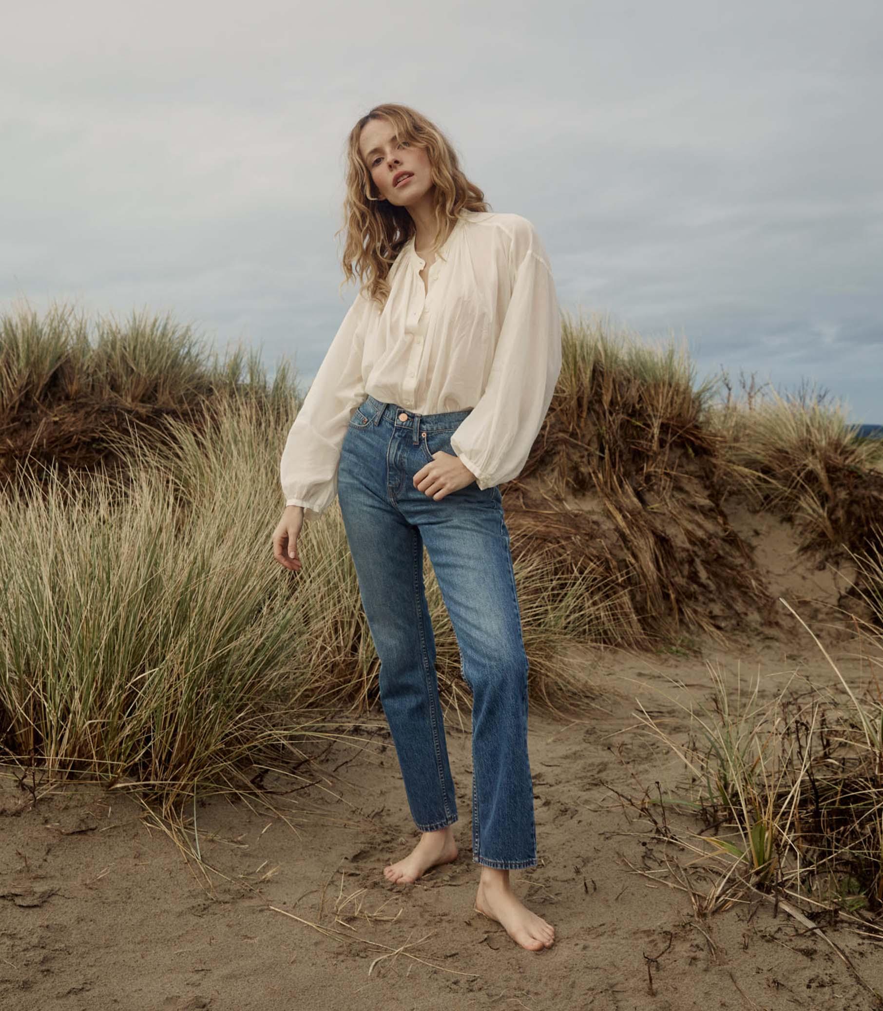 THE JANE BLOUSE -- SALT Product Image