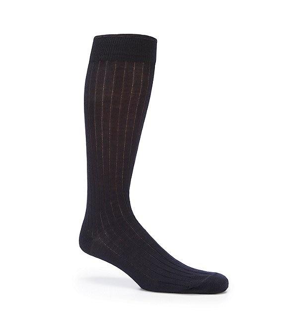 Cremieux Solid Wool Over-the-Calf Dress Socks Product Image