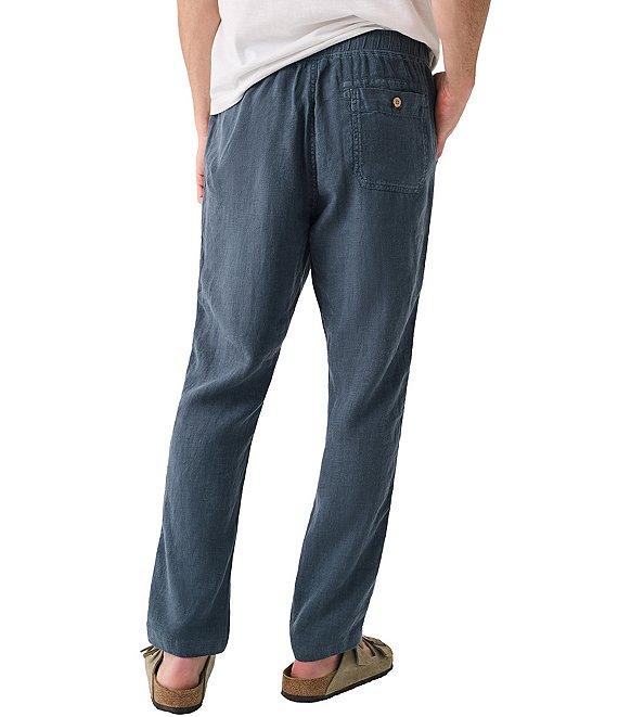 Faherty Slim Fit Linen Drawstring Pants Product Image