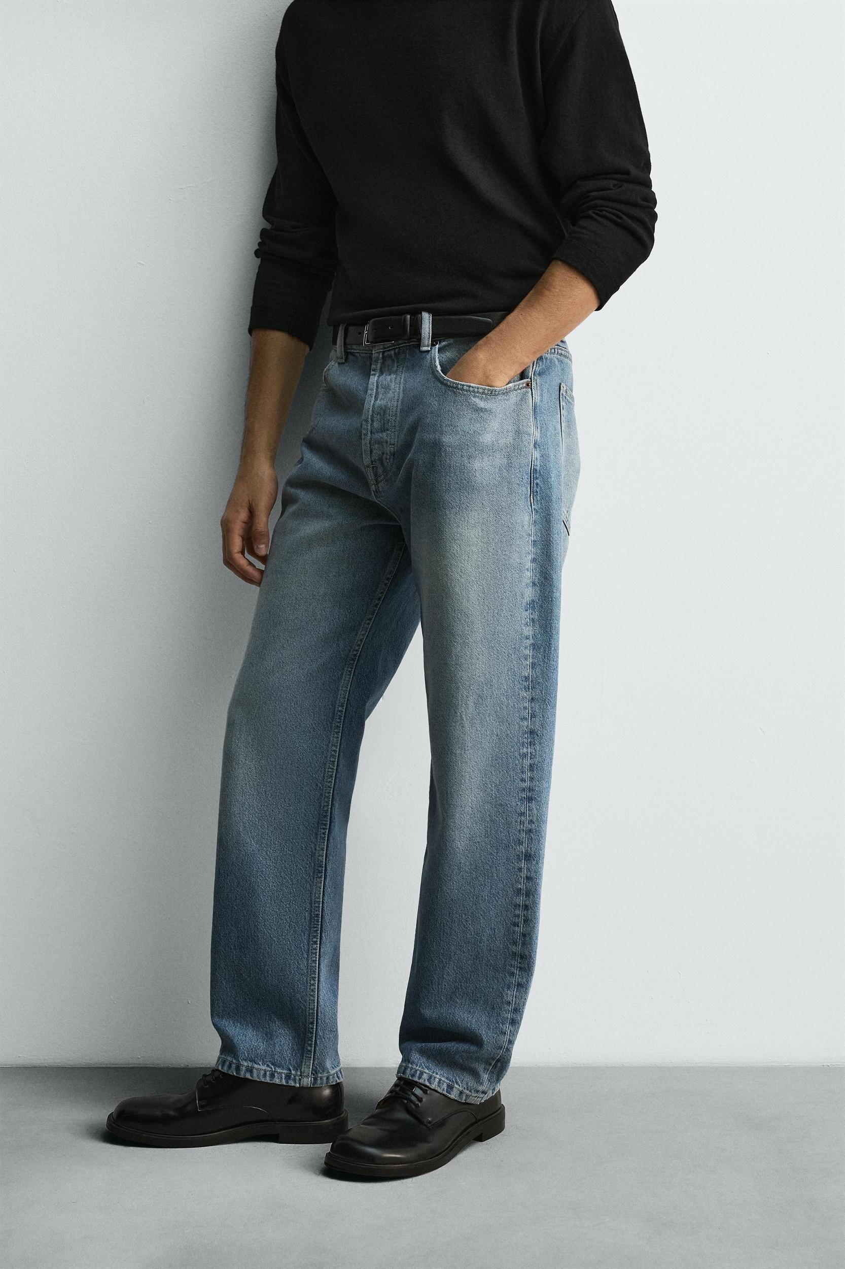 STRAIGHT ANKLE FIT JEANS Product Image