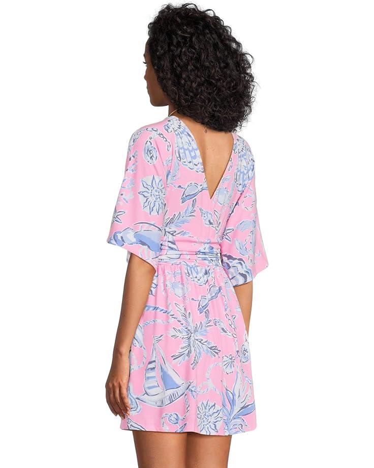 Wisteria Elbow Sleeve V-Neck Product Image